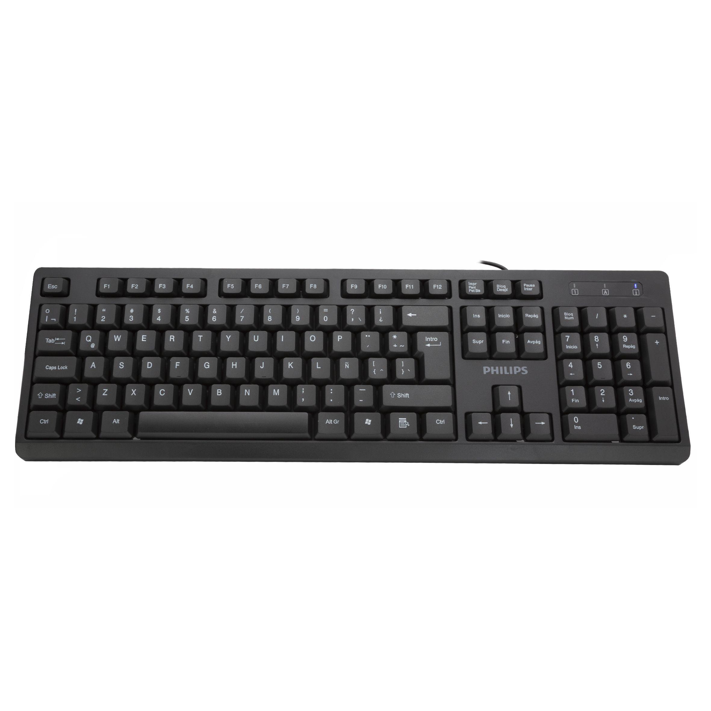 Teclado Alámbrico Spk6234 Philips Open box-1