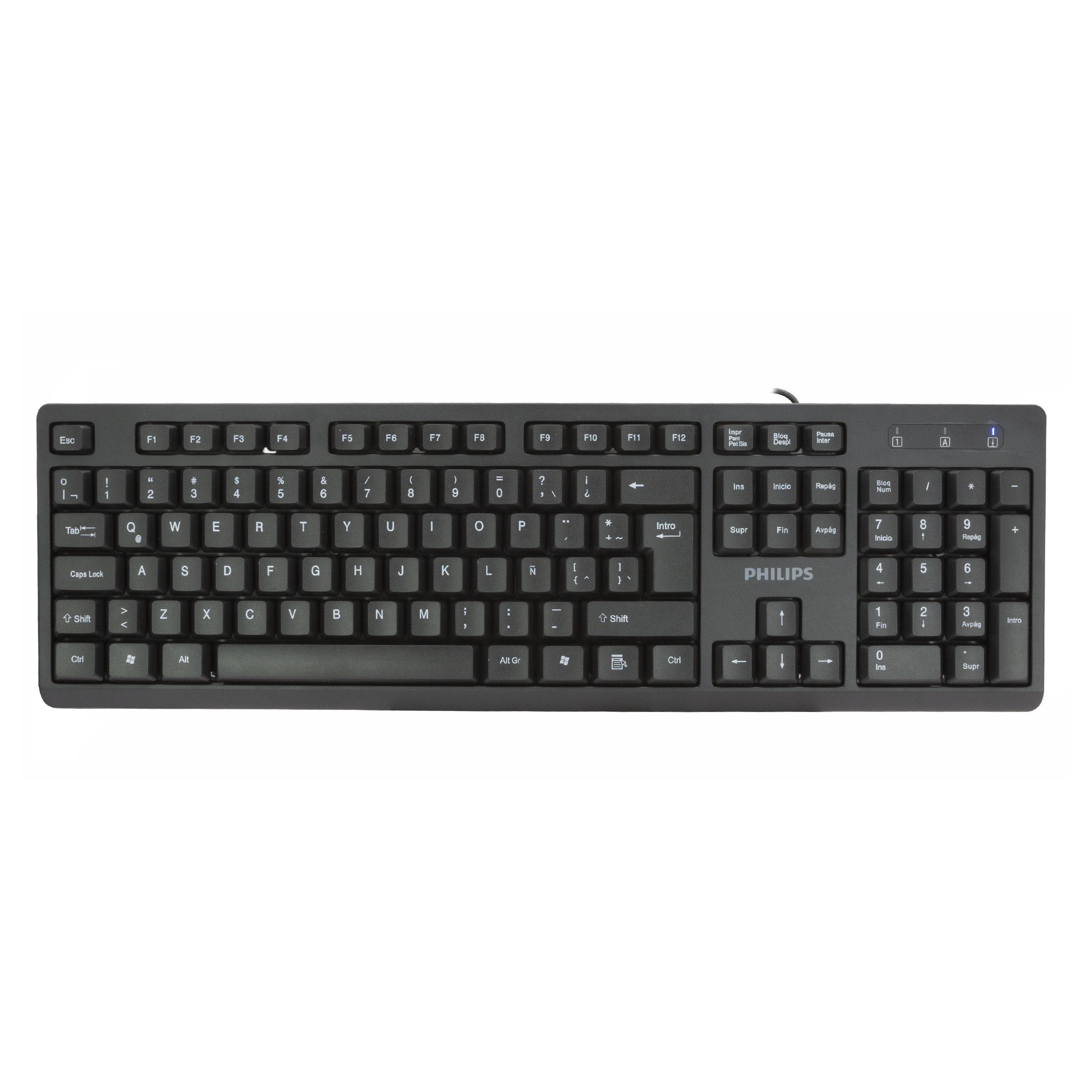 Teclado Alámbrico Spk6234 Philips Open box-2