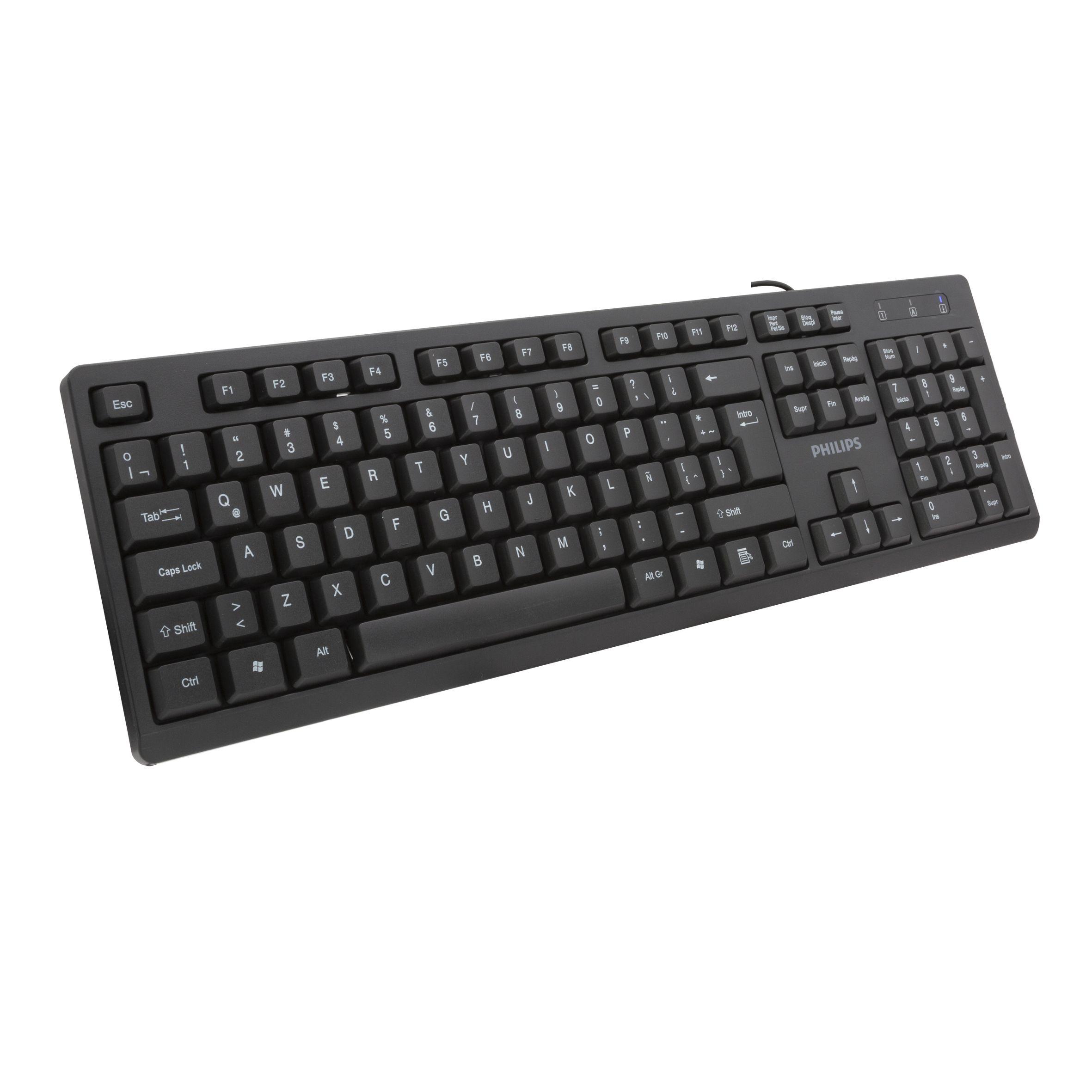Teclado Alámbrico Spk6234 Philips Open box-3