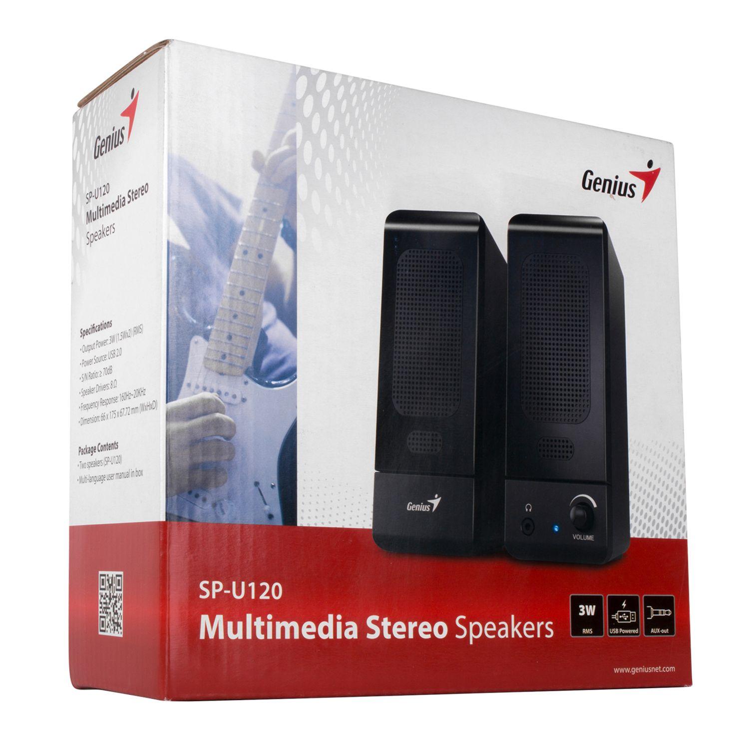 PARLANTE GENIUS BASICO NEGRO-3