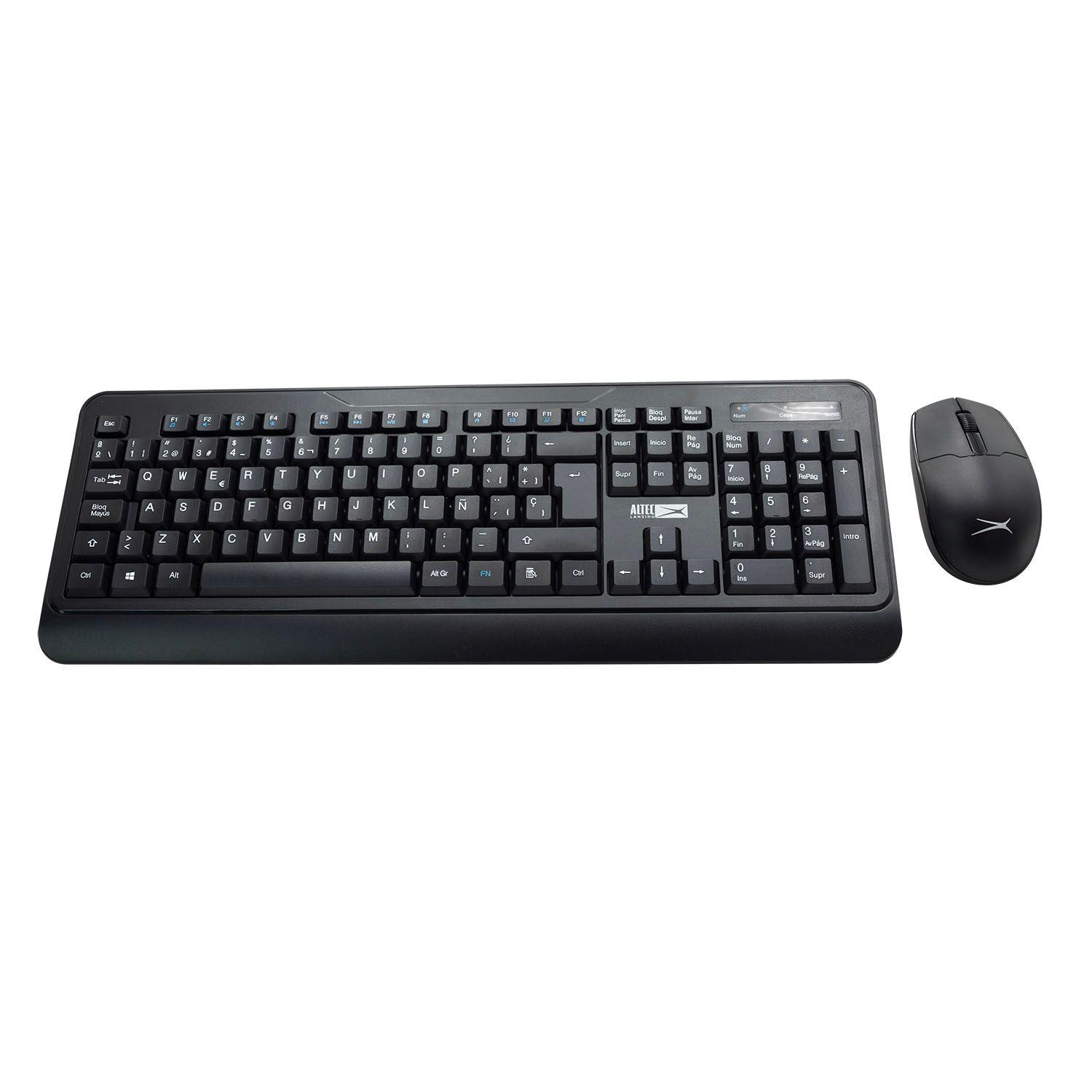 Combo Teclado y Mouse Inalámbrico Altec Lansing ALBC6330 Español-0