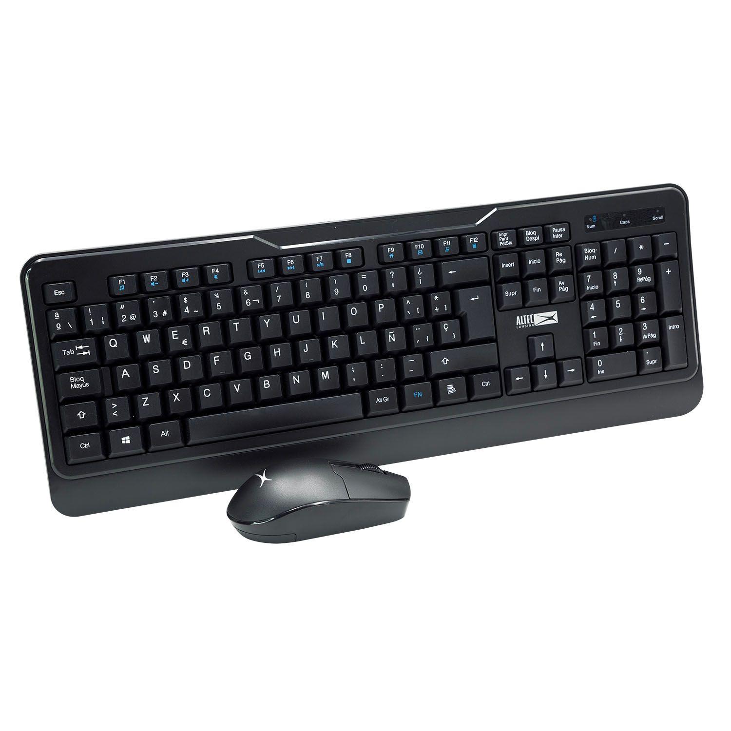 Combo Teclado y Mouse Inalámbrico Altec Lansing ALBC6330 Español-2