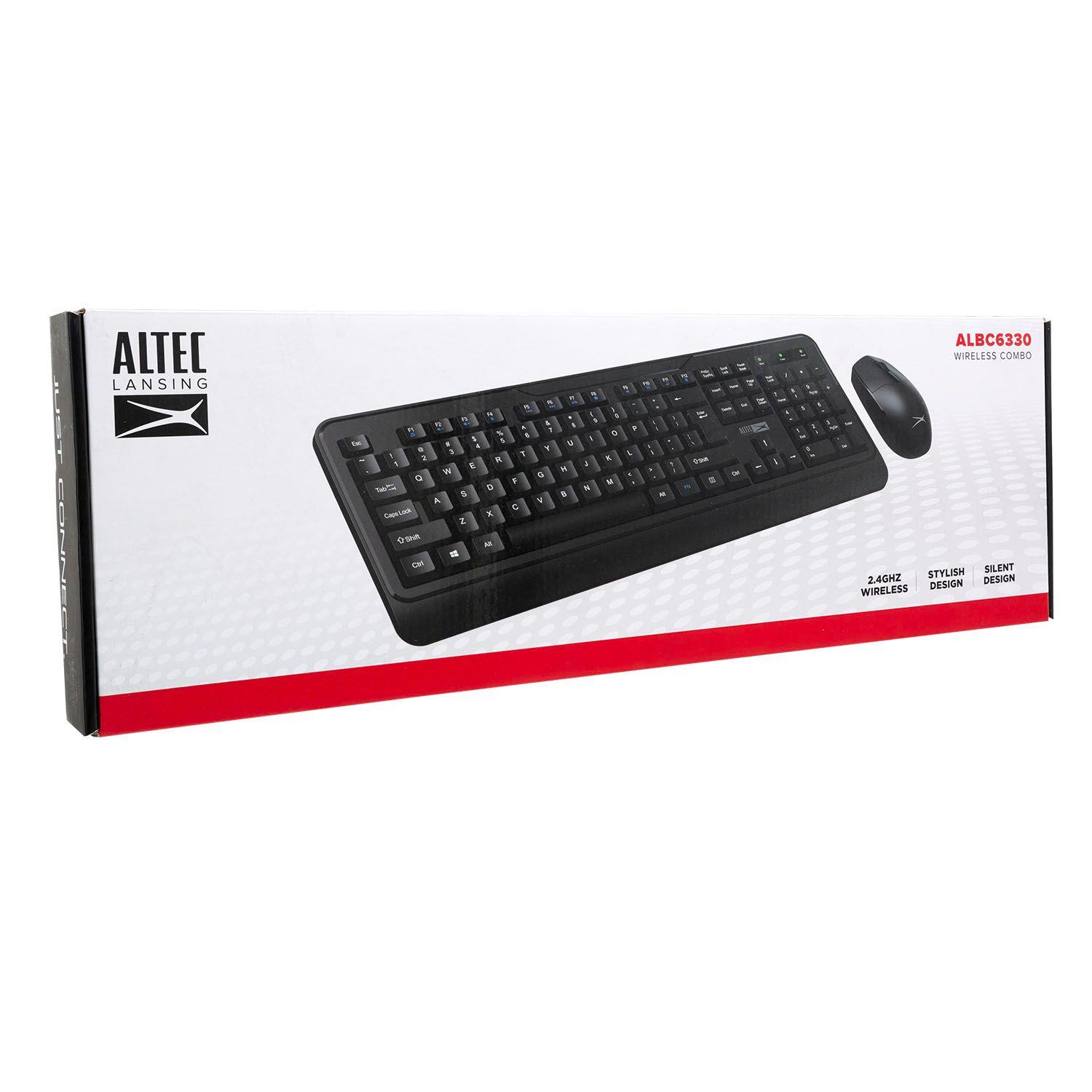 Combo Teclado y Mouse Inalámbrico Altec Lansing ALBC6330 Español-9