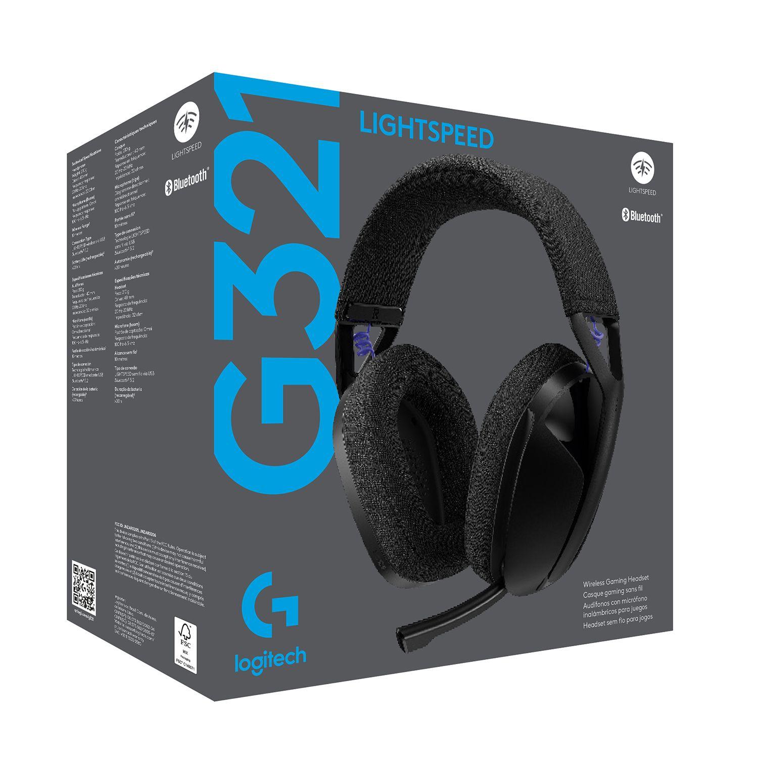 Audífonos con Micrófono Logitech G321 Inalámbricos – Negro-5