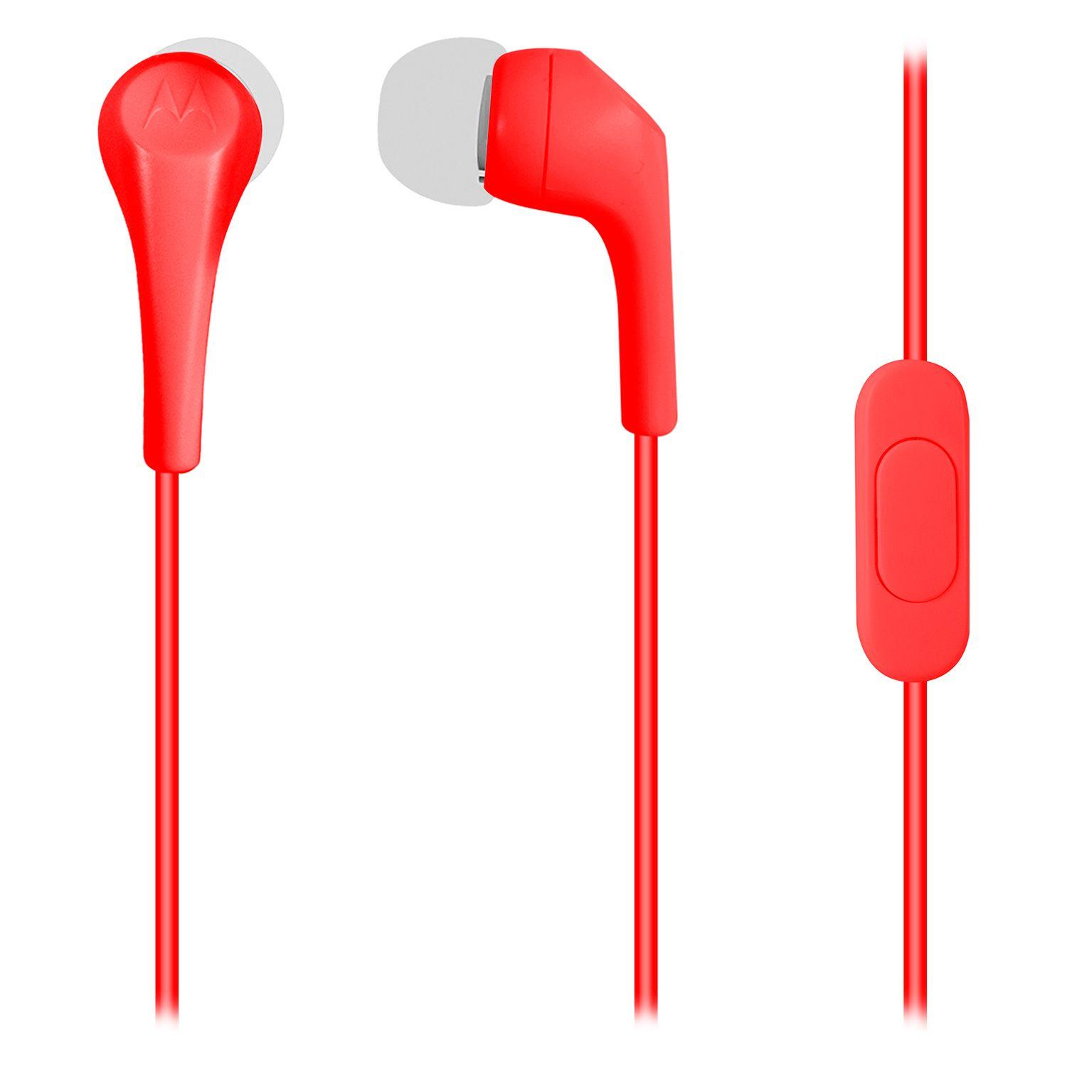 Audifono Motorola Sh006 Manos Libres Rojo-2