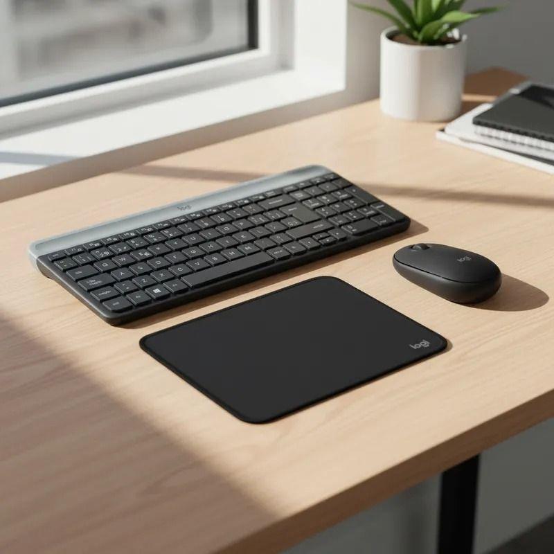 Kit Inalámbrico Logitech Mk470+ Mousepad COG74 Logitech | Paris.cl