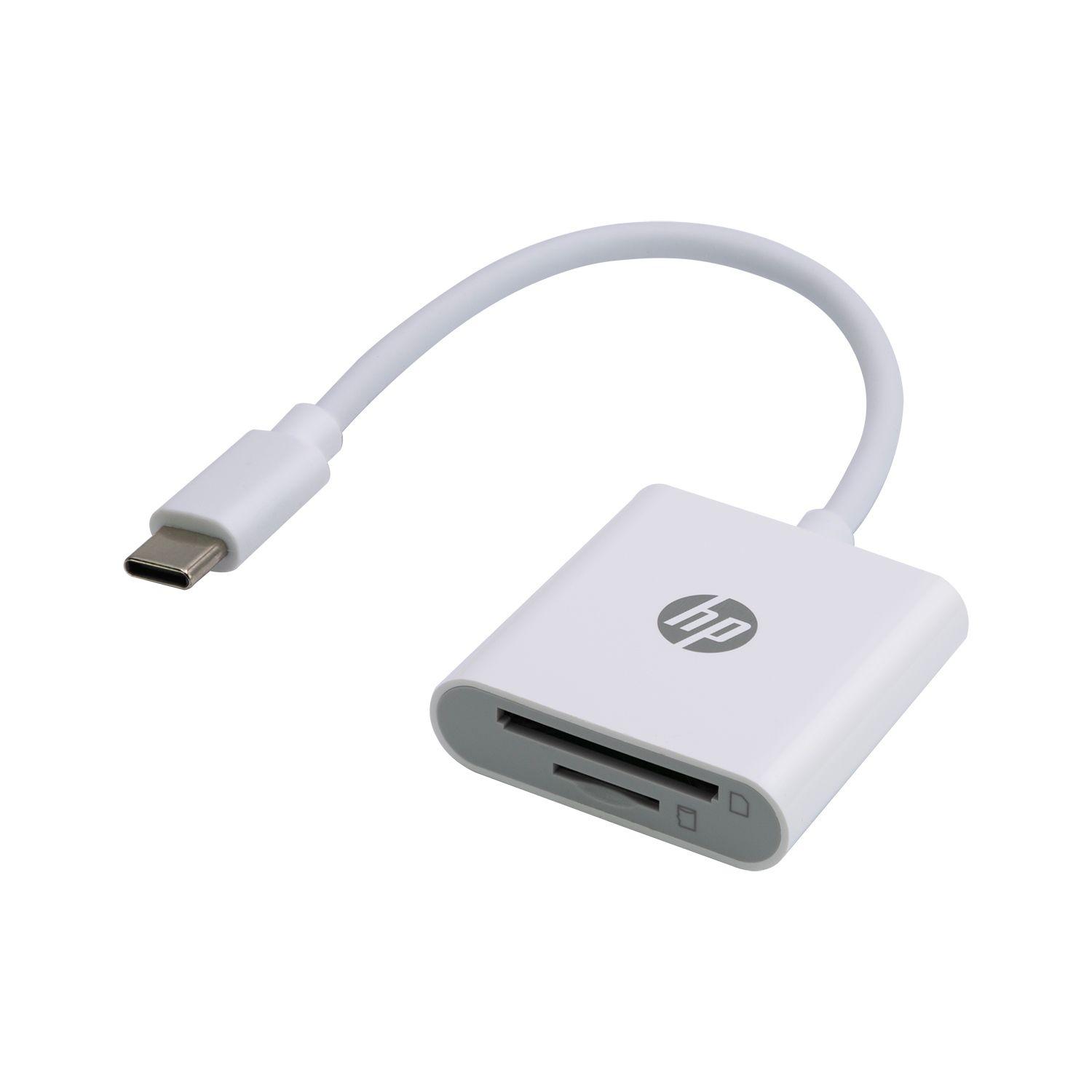Lector de Tarjetas USB-C a SD/TF HP-3