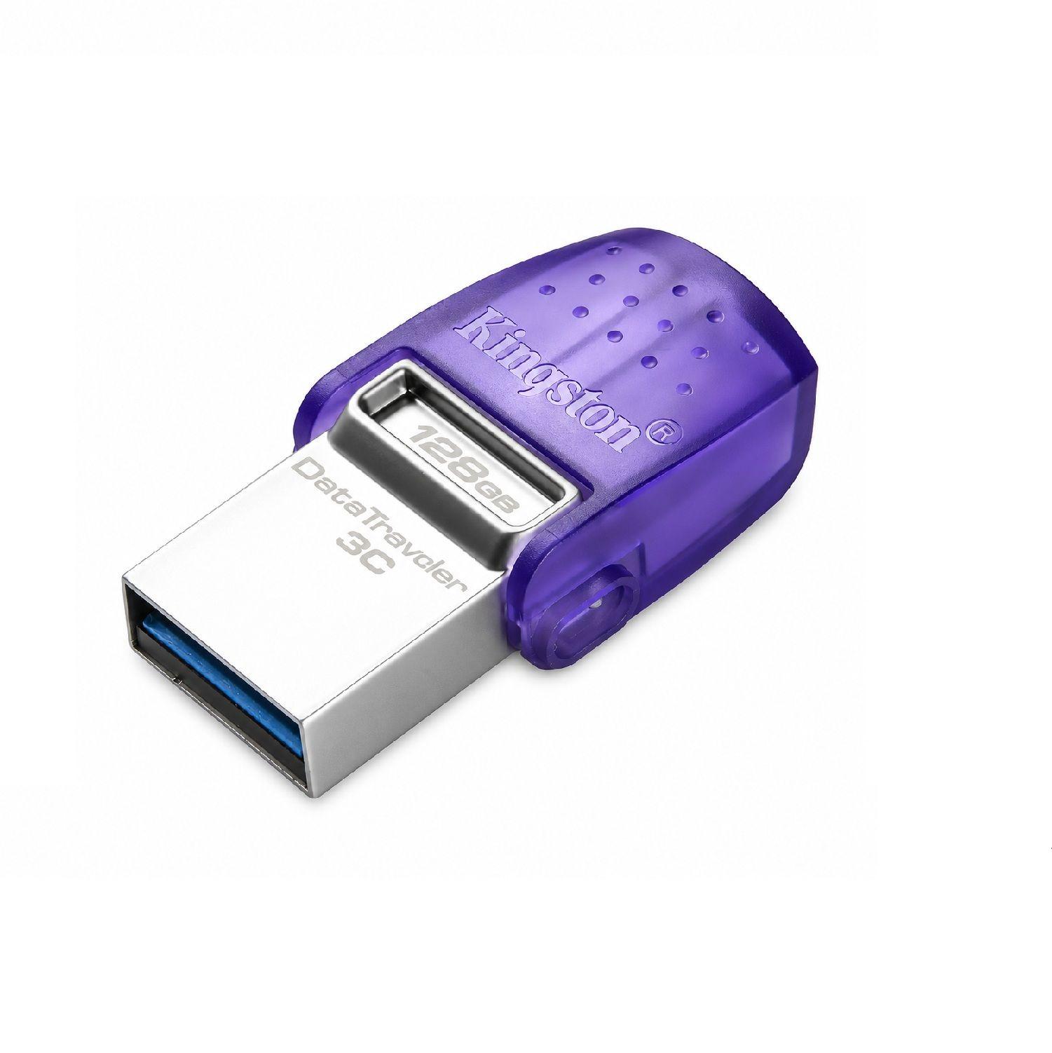 Pendrive Kingston Datatraveler Microduo 3c 128gb 3.2 Gen 1 C-2