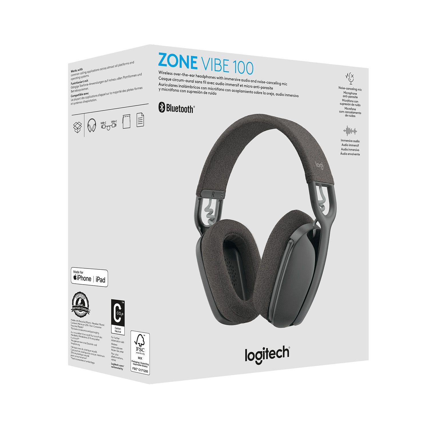 LOGITECH ZONE VIBE 100 - GRAPHITE-5
