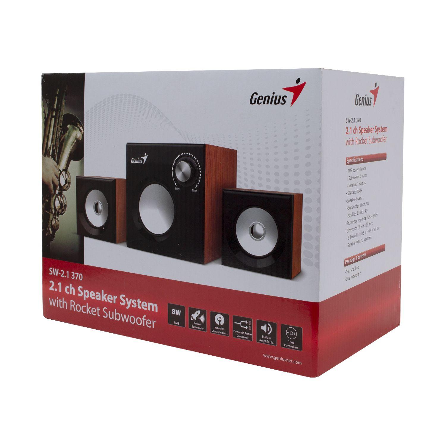Subwoofer Genius 2.1 370 Open Box-0
