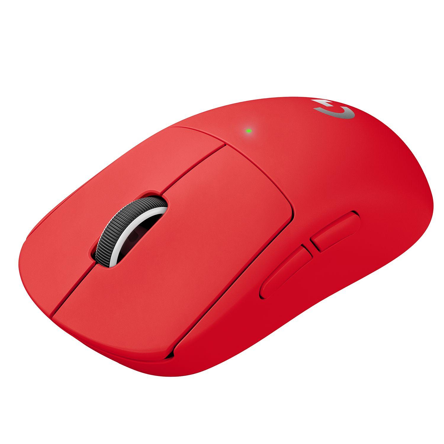 MOUSE PRO X SUPERLIGHT WIRELESS ROJO-2
