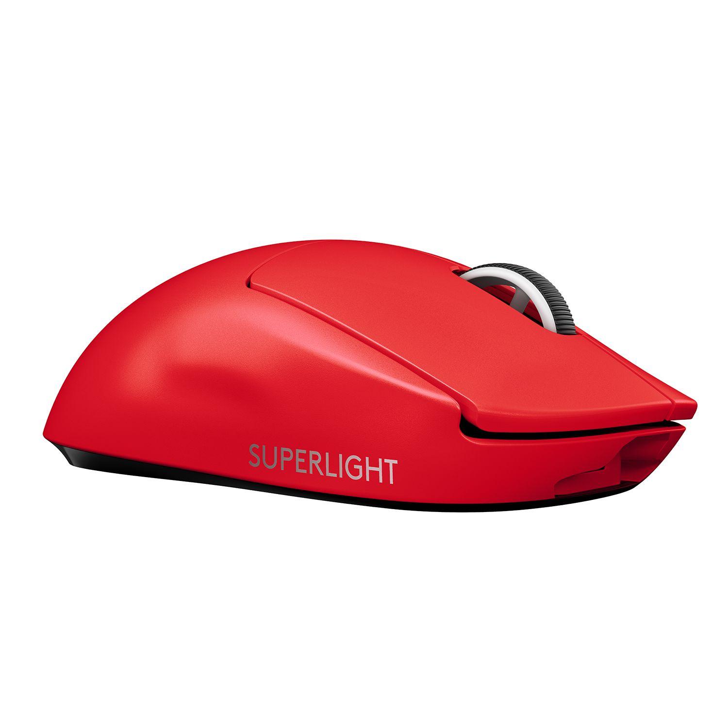 MOUSE PRO X SUPERLIGHT WIRELESS ROJO-4
