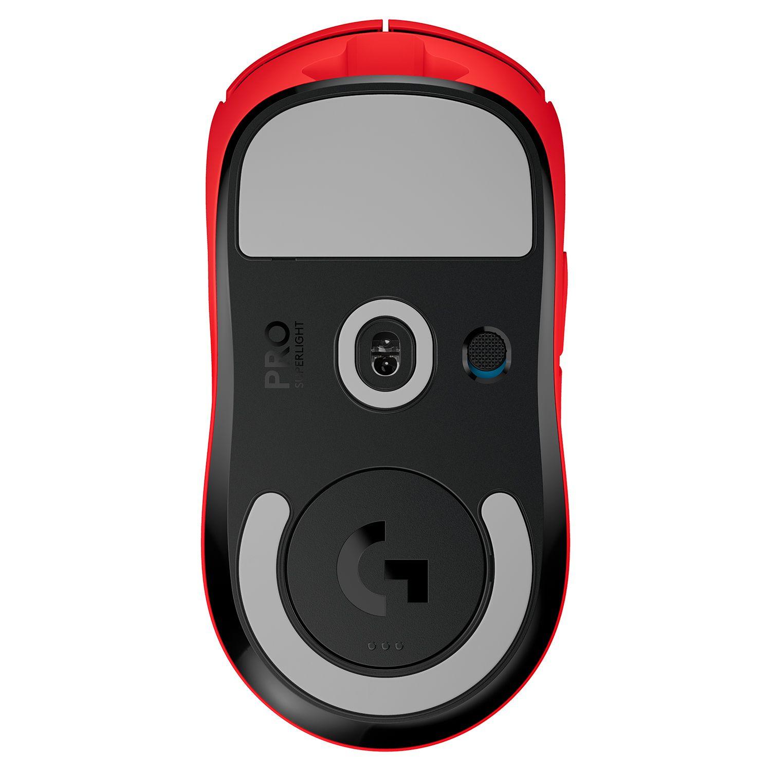 MOUSE PRO X SUPERLIGHT WIRELESS ROJO-5