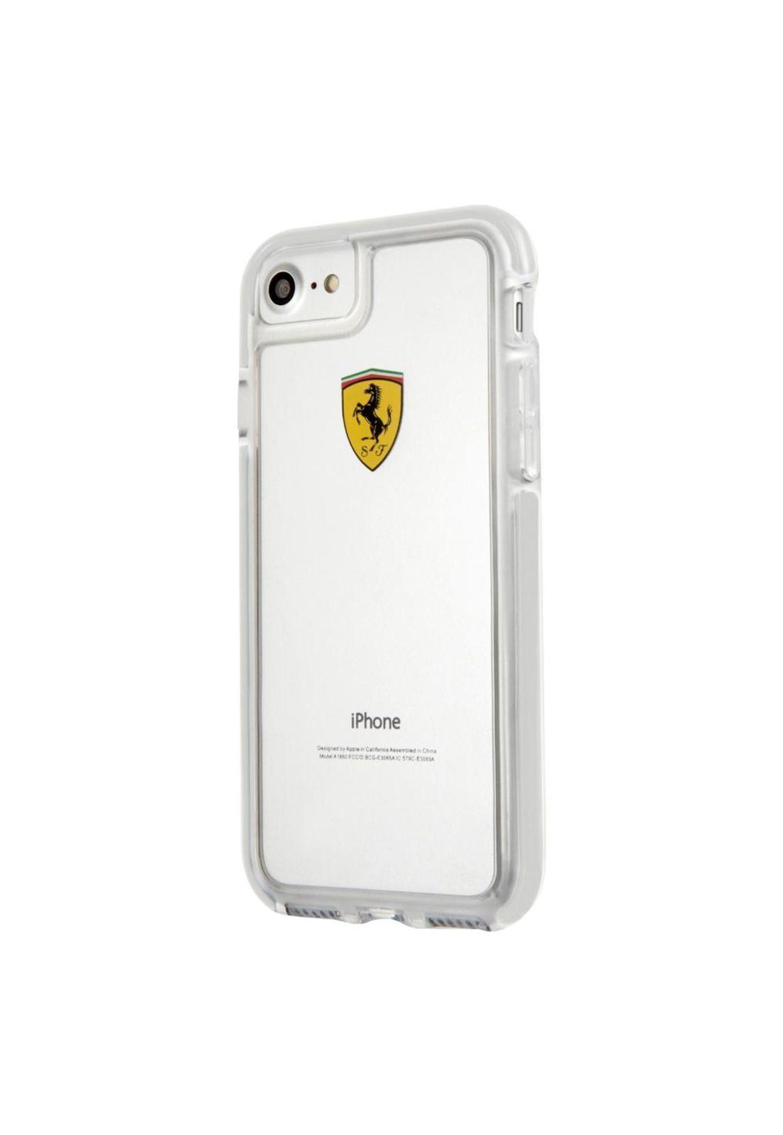 CARCASA FERRARI P/IPHONE 7 TRANSPARENTE FEGLHCP7TR-2