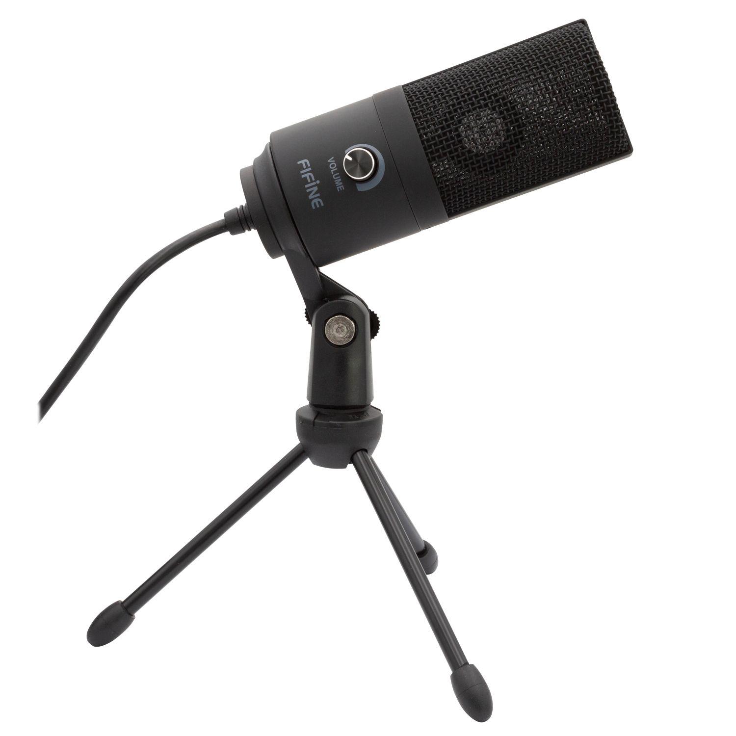 MICROFONO CONDESADOR FIFINE NEGRO USB K669B-1