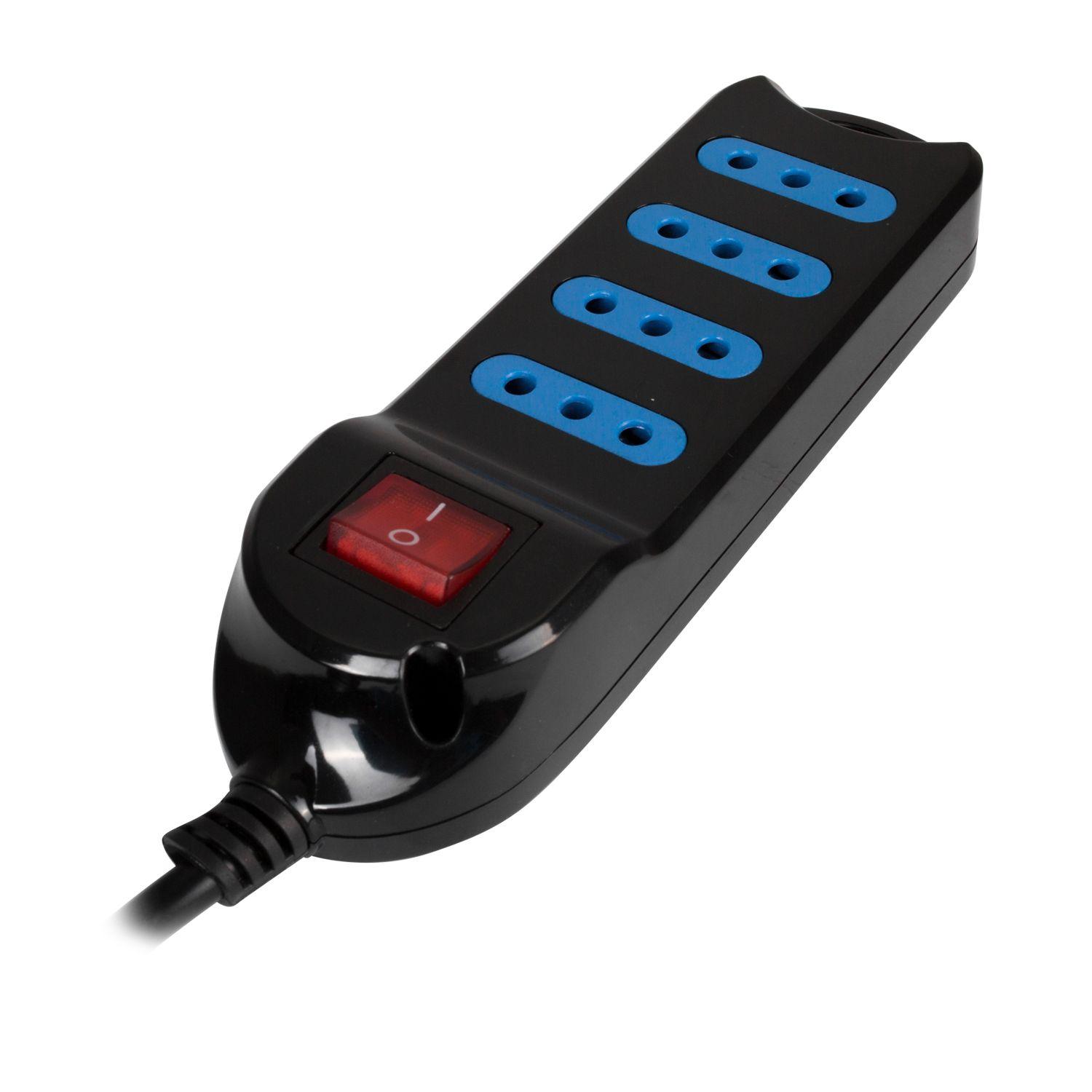 EXTENSION XT30 4 POS COLOR NEGRO-1