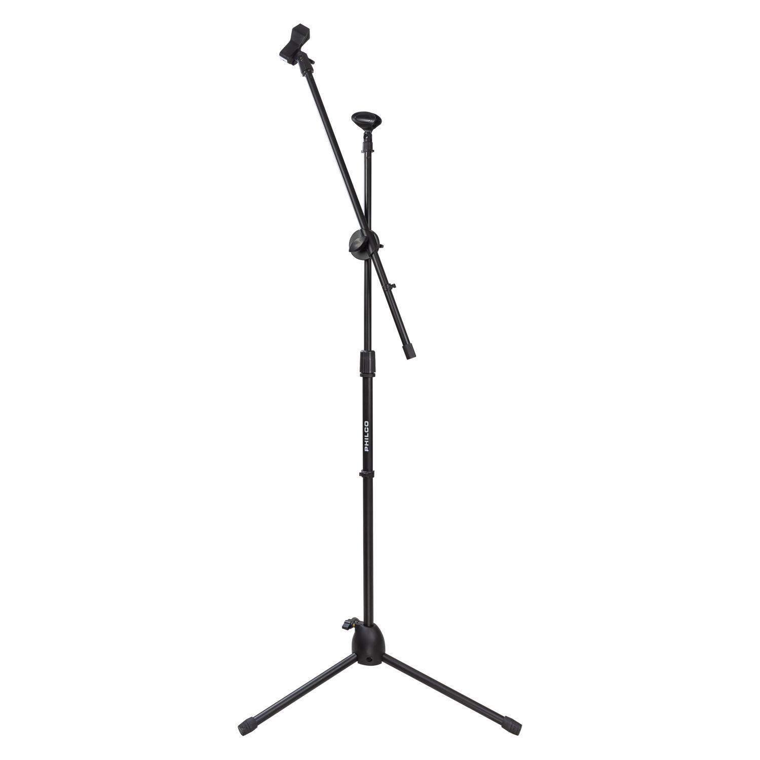 ATRIL DE MICROFONO C/BOOM METALICO Open box-3