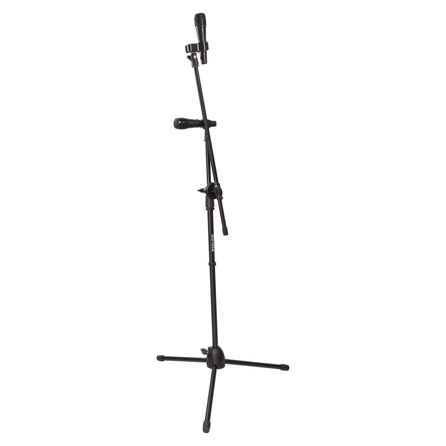 ATRIL DE MICROFONO C/BOOM METALICO Open box-5