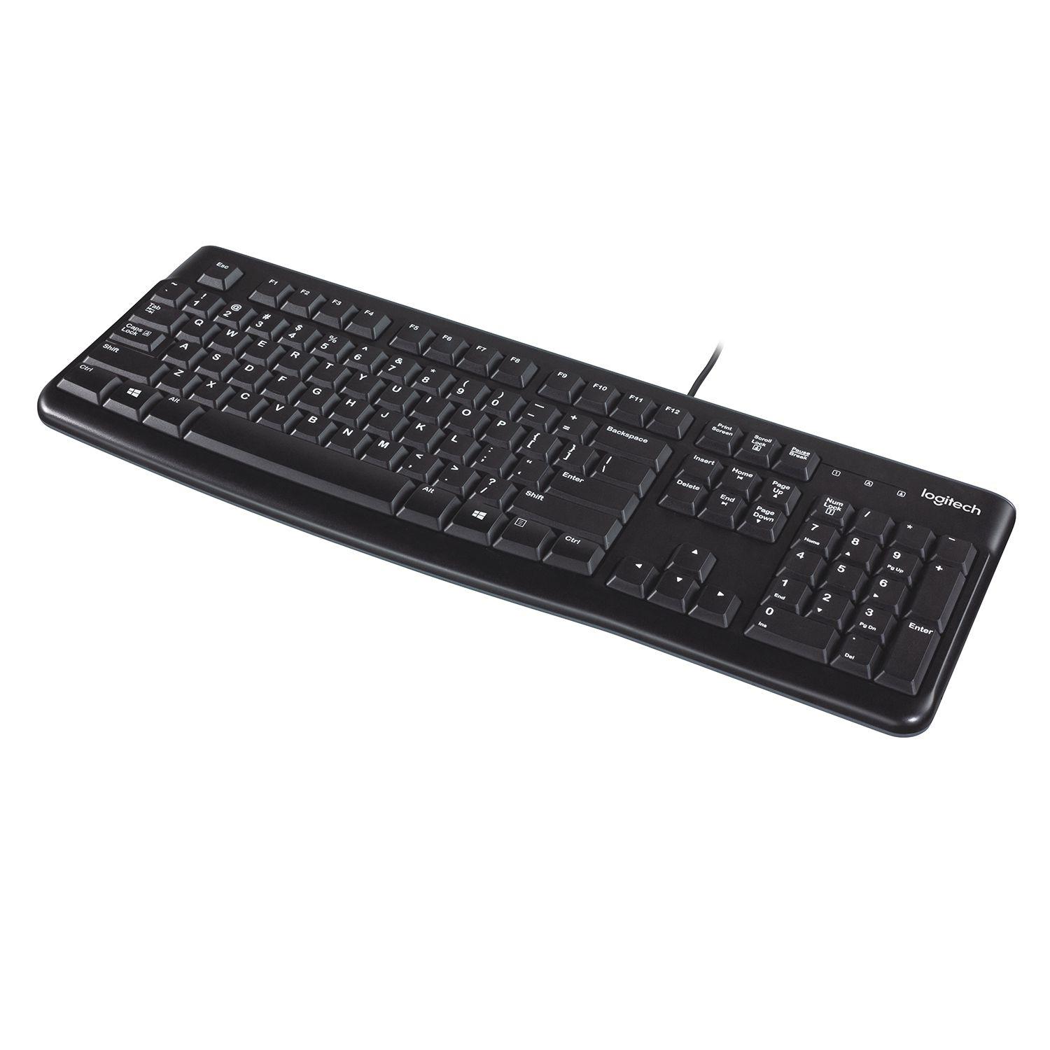 Teclado Logitech K120 Qwerty Español España Color Negro Open box-4