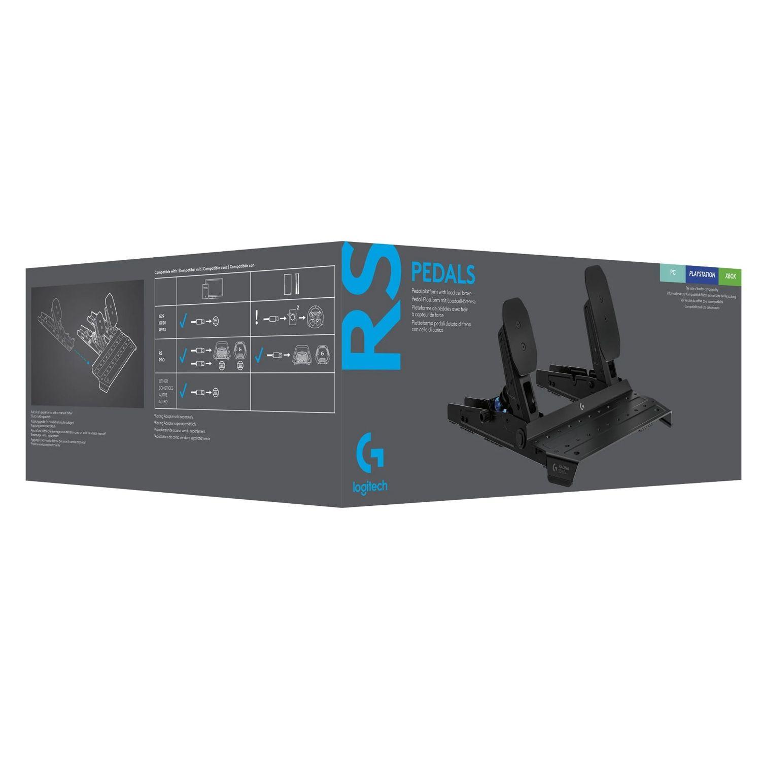 Pedales Logitech RS para Volante Negro-1