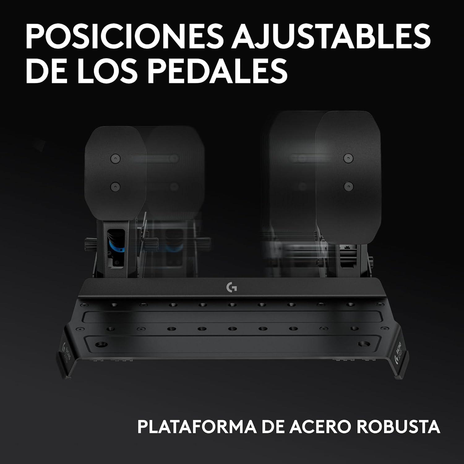 Pedales Logitech RS para Volante Negro-7