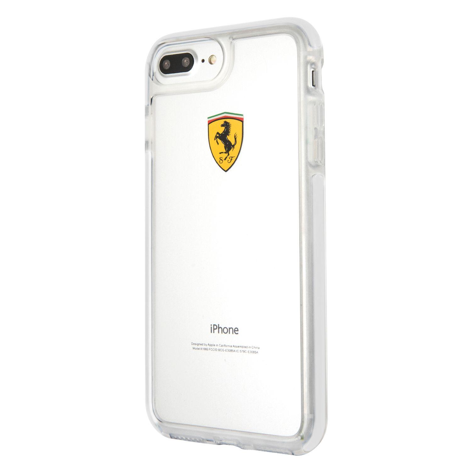 CARCASA FERRARI P/IPHONE 7 PLUS TRANSPARENTE FEGLHCP7LTR-3