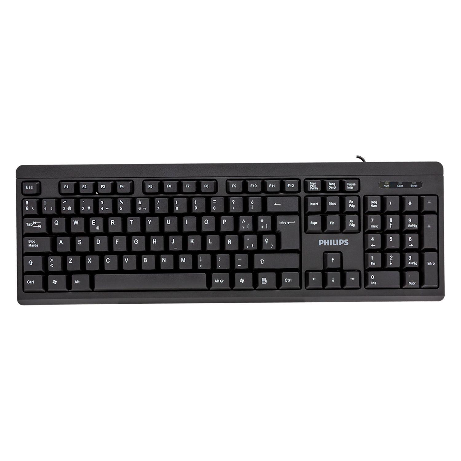 Teclado Alámbrico Philips SPK6224 Open Box-1