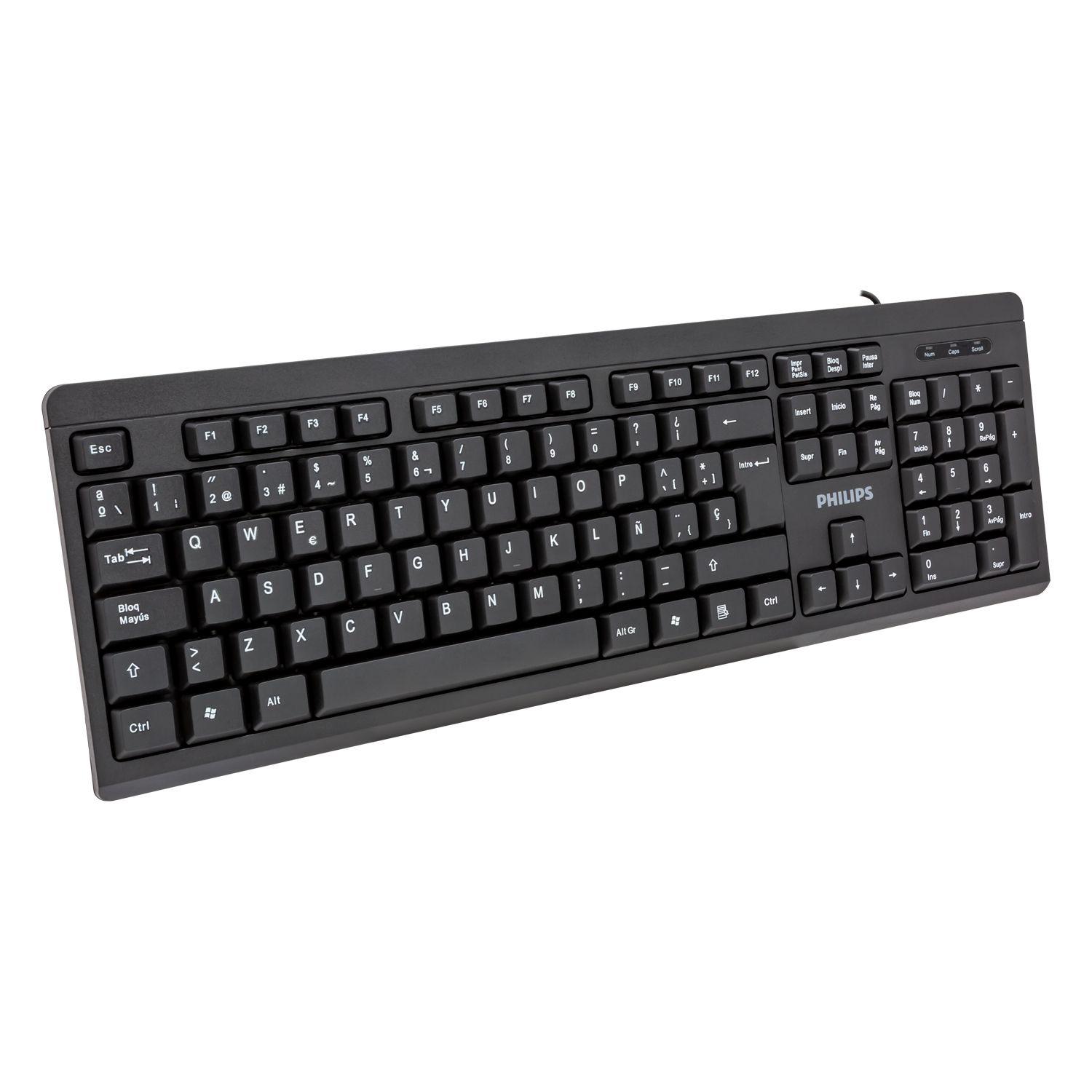Teclado Alámbrico Philips SPK6224 Open Box-2