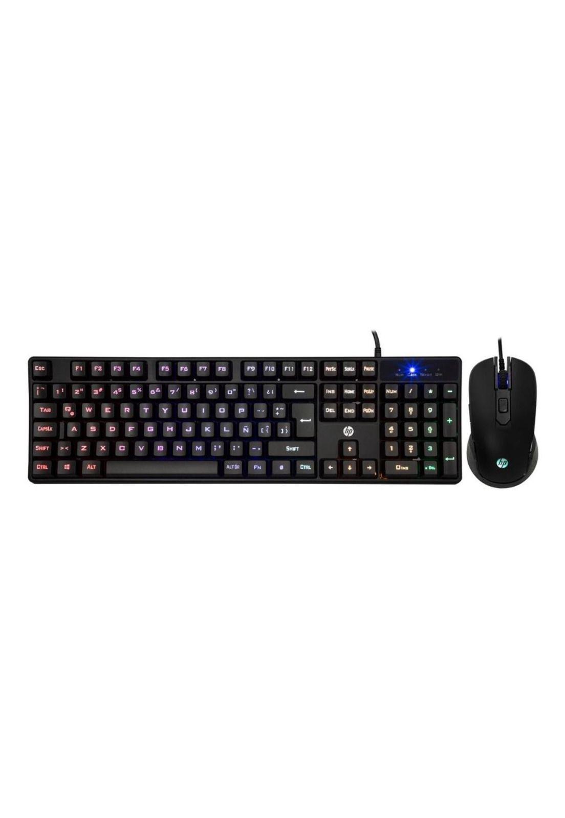 Combo Teclado Mouse Hp Multimedia Español Membrana Km200-3