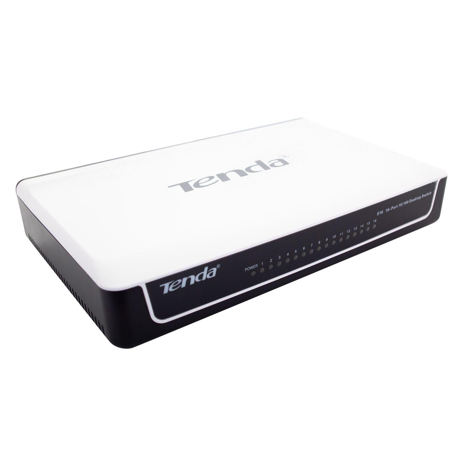 SWITCH 16 PUERTOS LAN 10/100 TABLA DIRECTA A MAC 4000-2