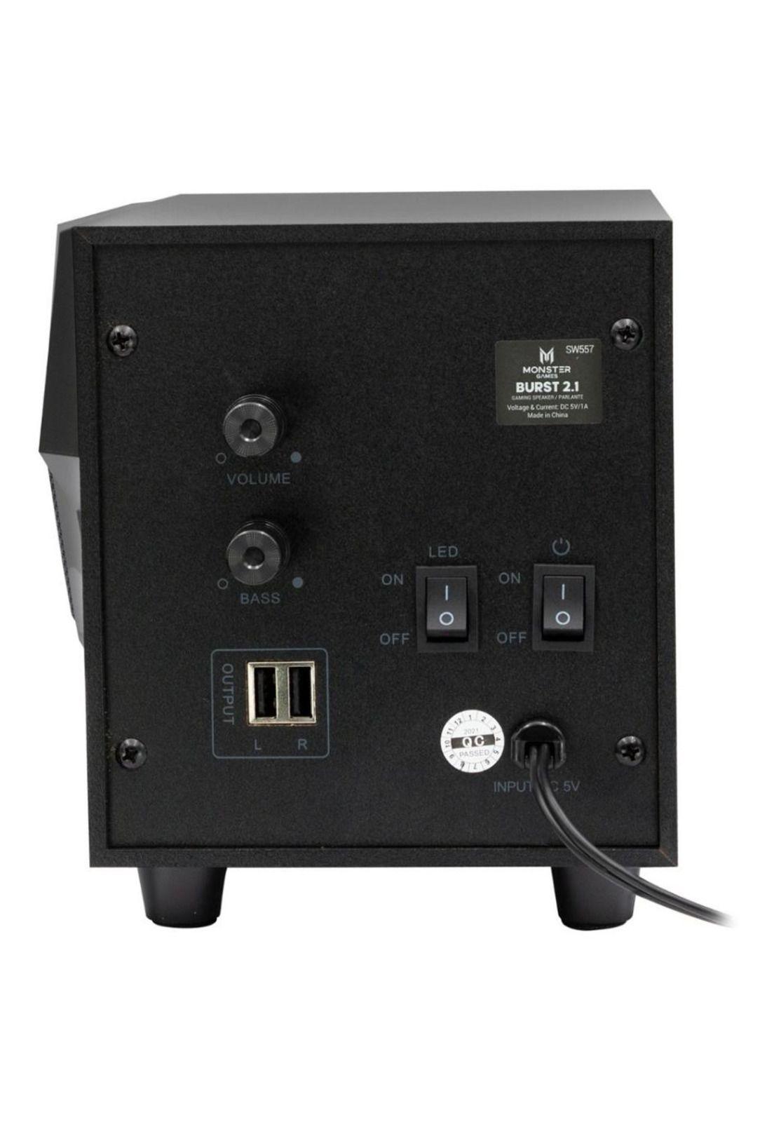 Subwoofer Monster Games Burst 2.1-3