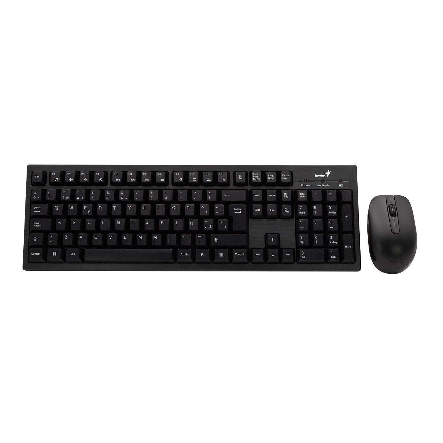 KIT INALÁMBRICO MOUSE + TECLADO KM-8101, 12 FN KEYS, 2,4 GHZ Open box-2