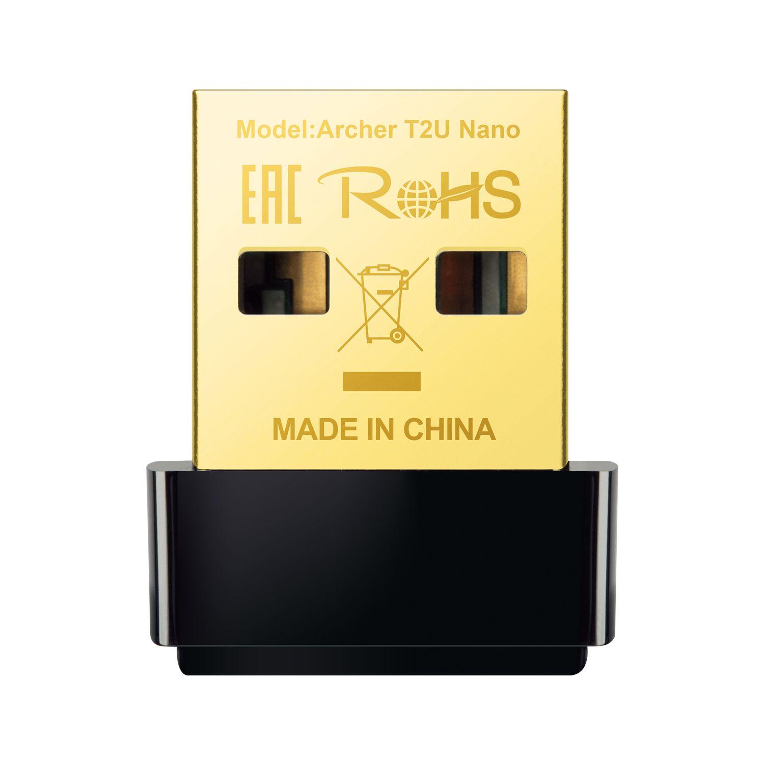 ADAPT. TPLINK AC600 NANO WIRELESS USB-2