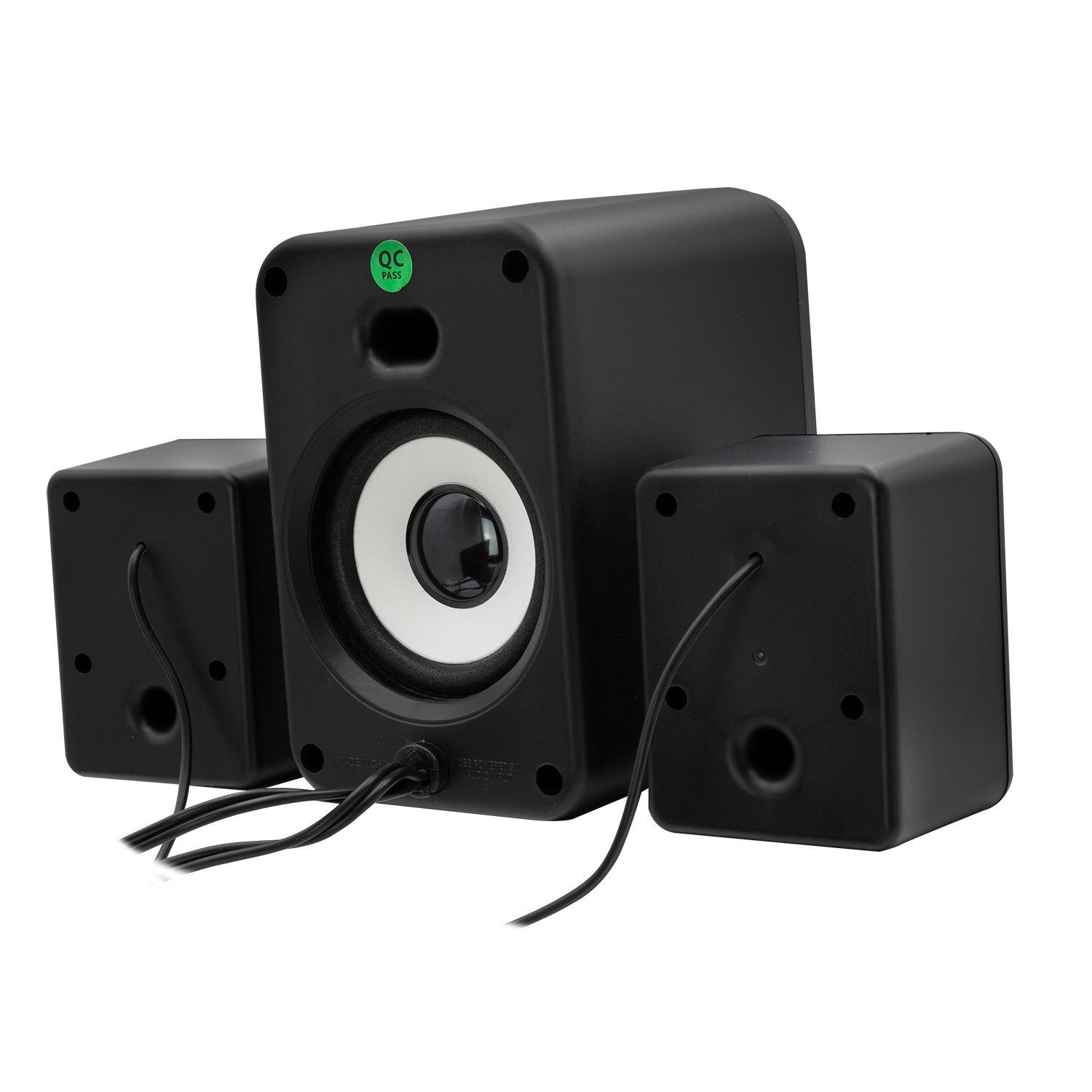 Parlantes Pc Monster Sw312 2.1 Negro Gamer Open box-3