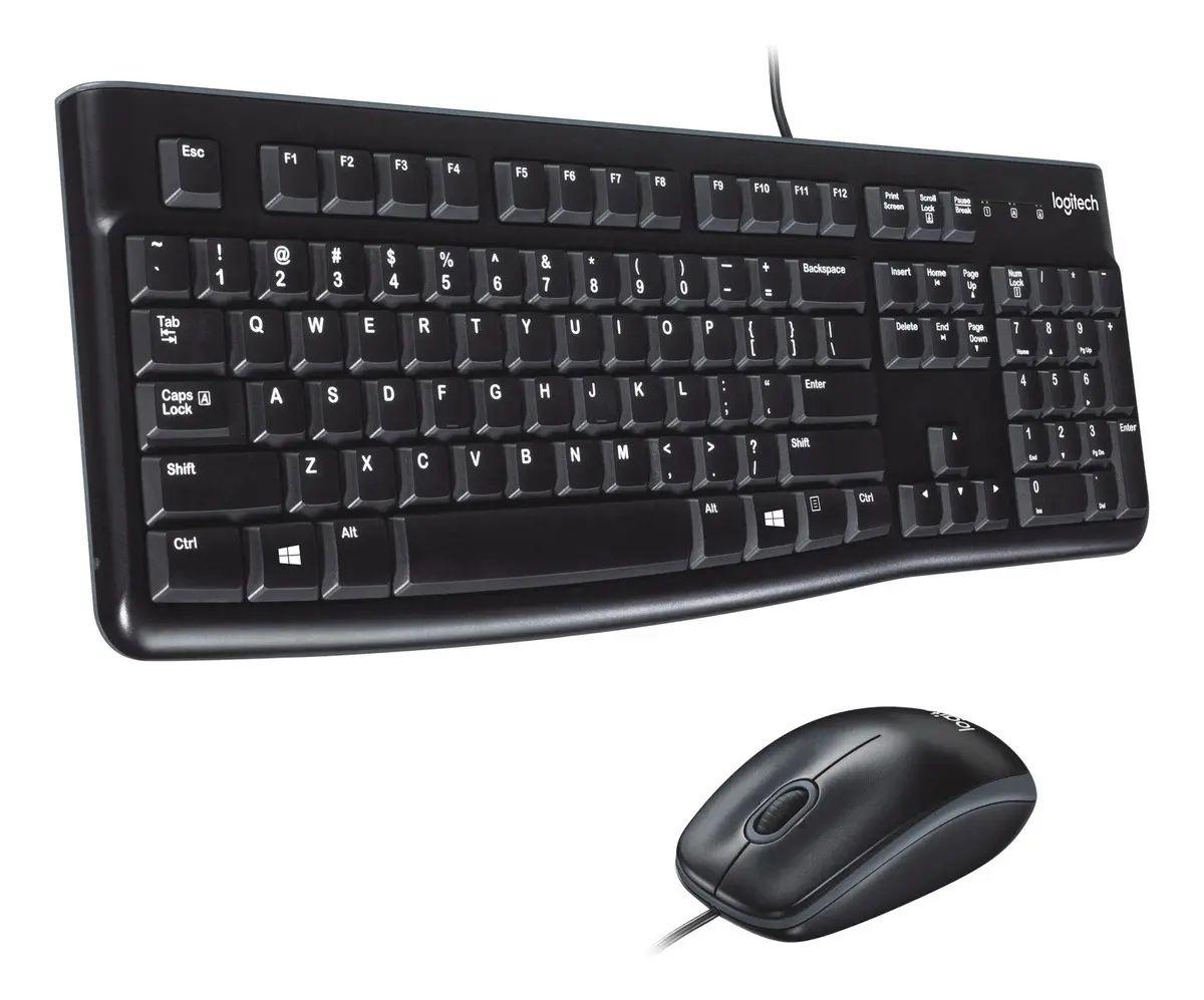Kit De Teclado Y Mouse Logitech Mk120 Español Latinoamérica-1
