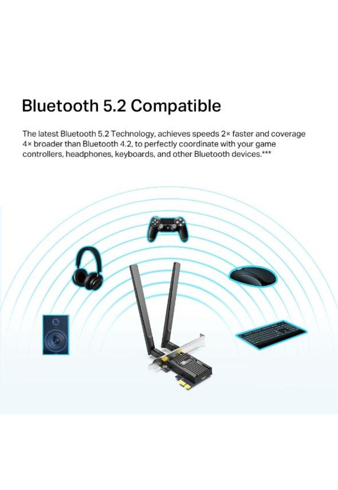 ROUTER TPLINK AX1800 Wi-Fi 6 BLUETOOTH 5.2 PCIe ADAPTER-2