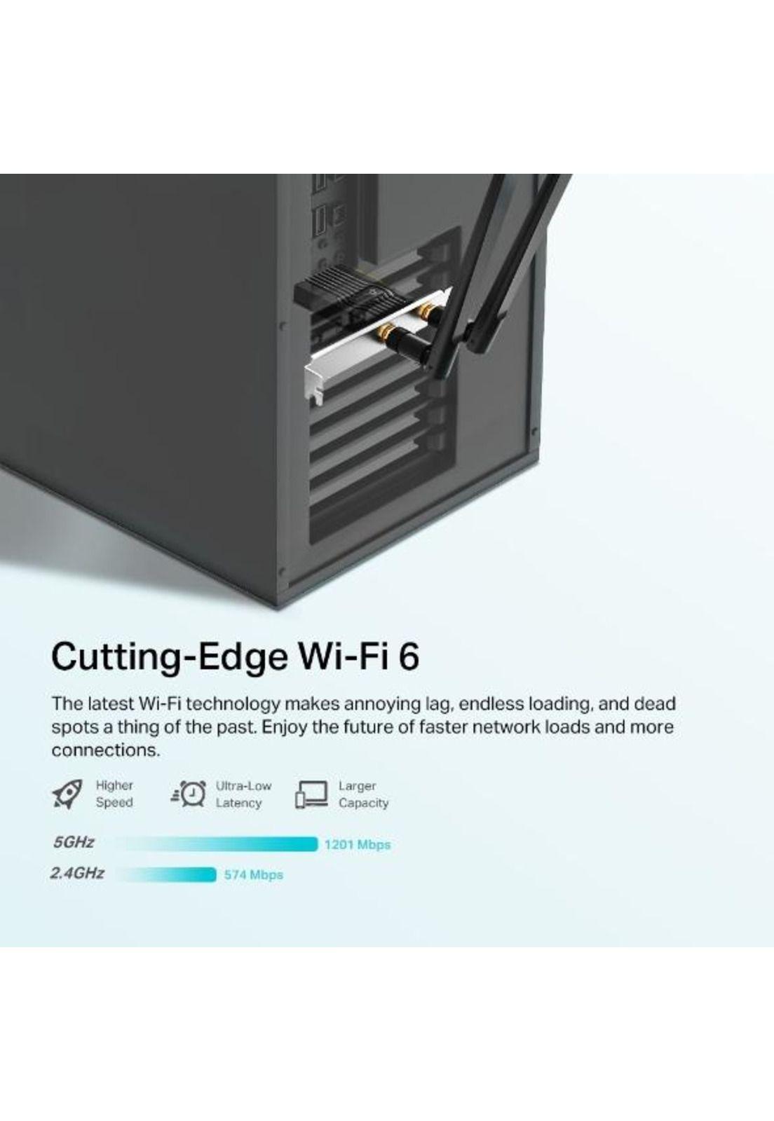 ROUTER TPLINK AX1800 Wi-Fi 6 BLUETOOTH 5.2 PCIe ADAPTER-3