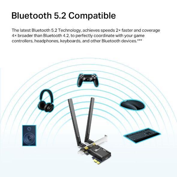 ADAPTADOR DE RED BLUETOOTH TP-LINK ARCHER TX20E-2