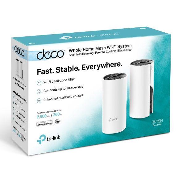 DECO M4(2-PACK) ROUTER TPLINK MESH  M4 WIFI 5  (2 PACK)-2