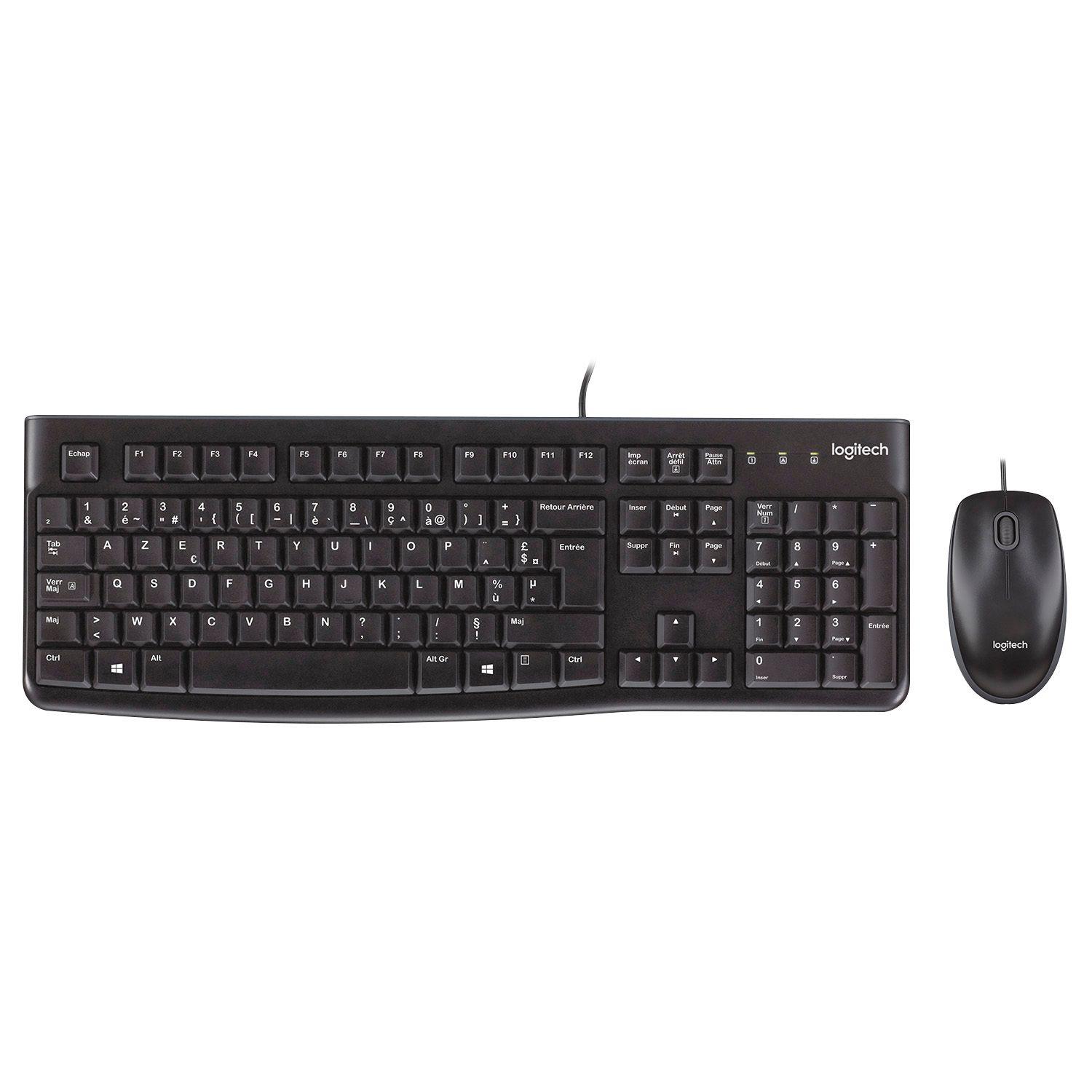 Kit De Teclado Y Mouse Logitech Mk120 Español Open box-2