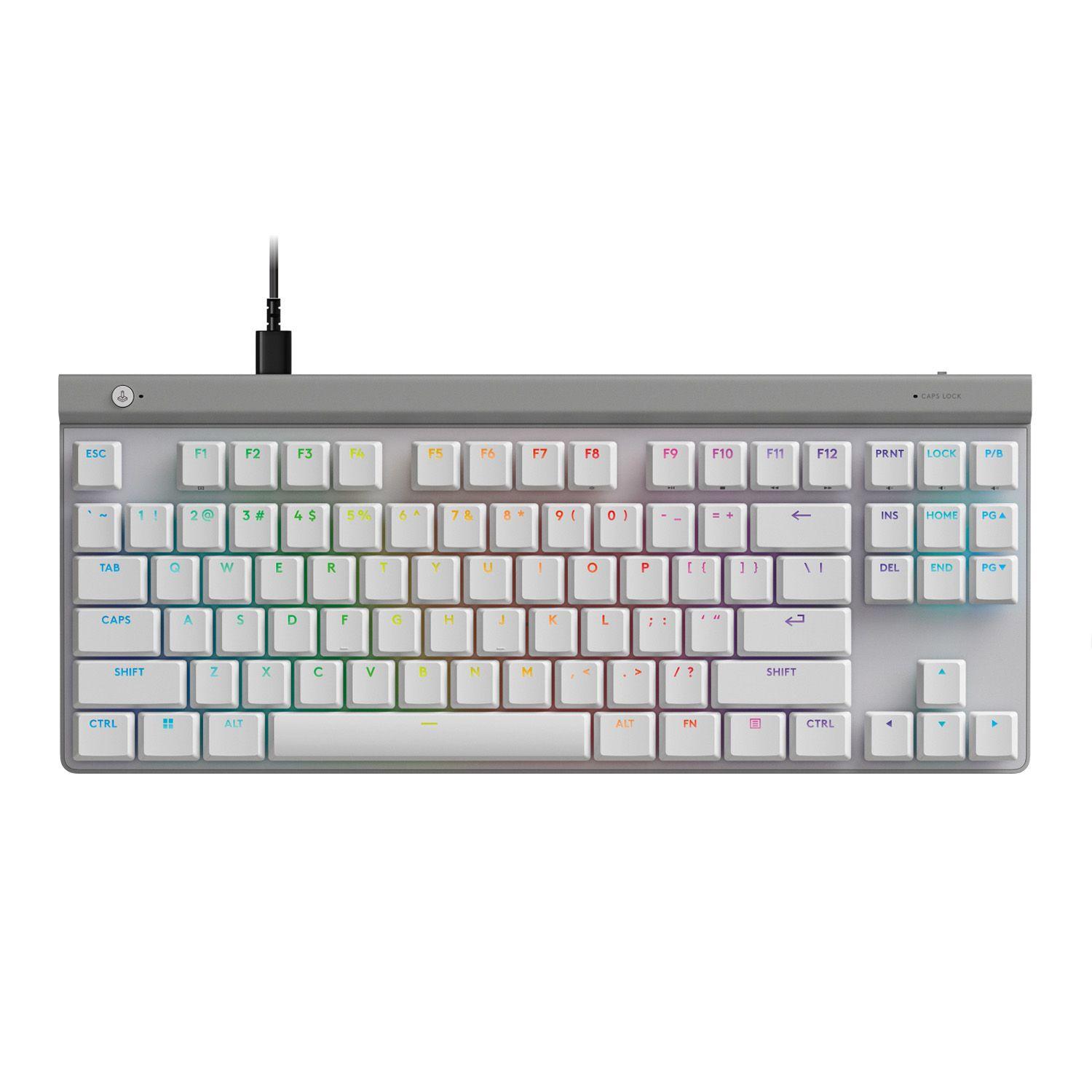 Teclado Gamer Con Cable Logitech G515 Tkl, Blanco Inglés-2