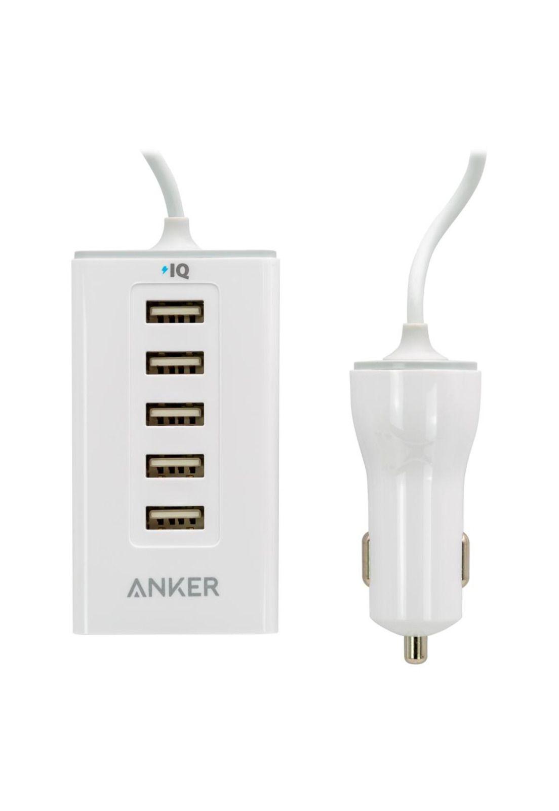 CARGADOR AUTO 5 PUERTOS USB ANKER A2311-2