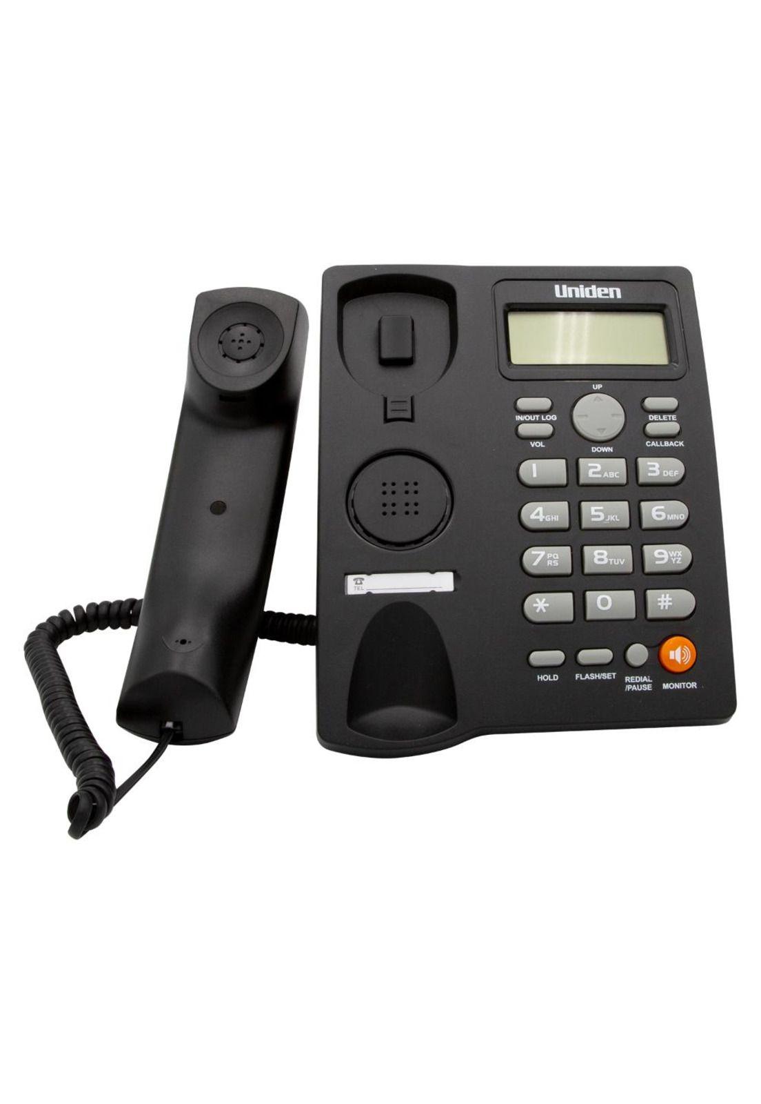TELEFONO UNIDEN DE SOBREMESA  CALLER ID - 7413 - NEGRO-4