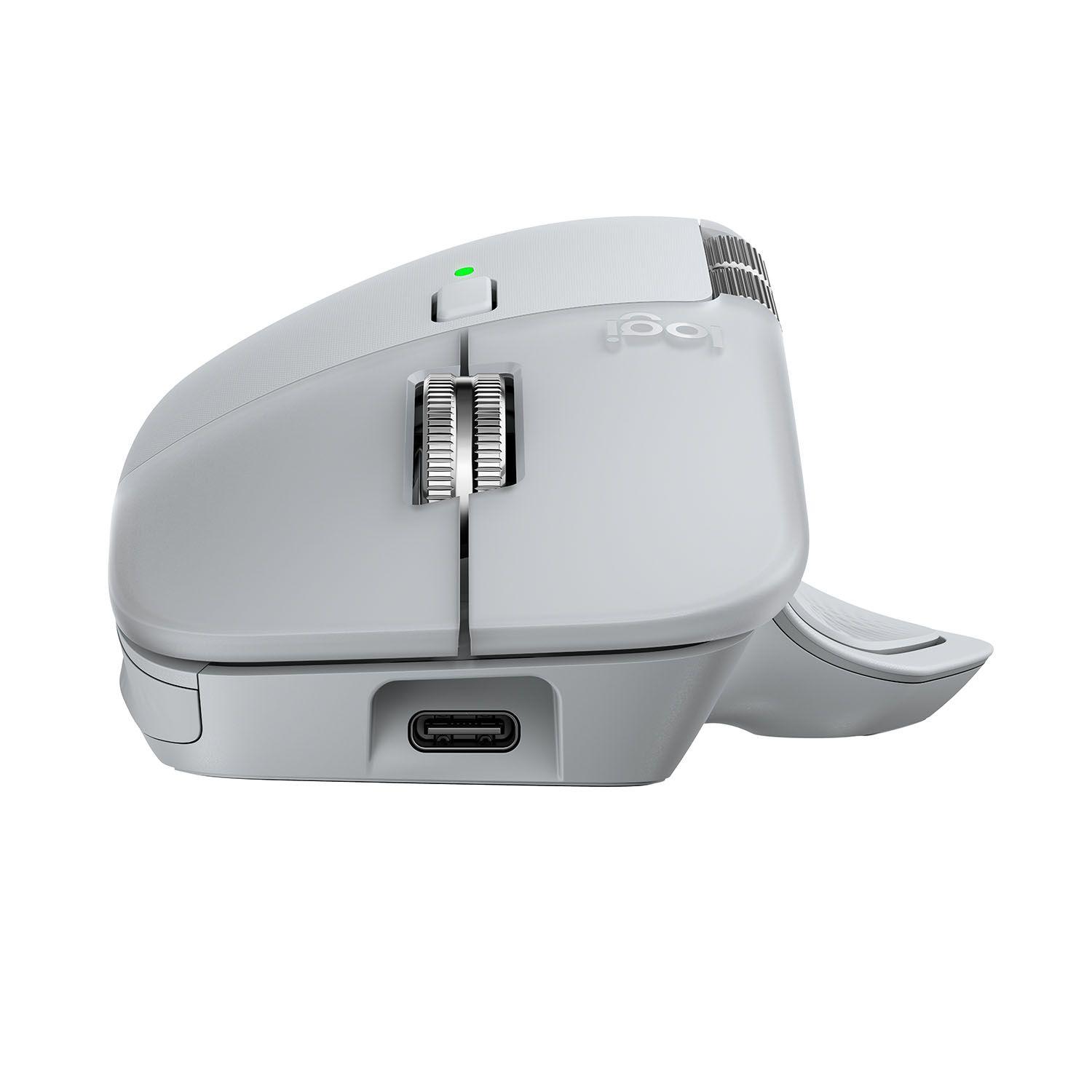 Mouse Inalámbrico Logitech MX Master 4 – Gris Pálido-3