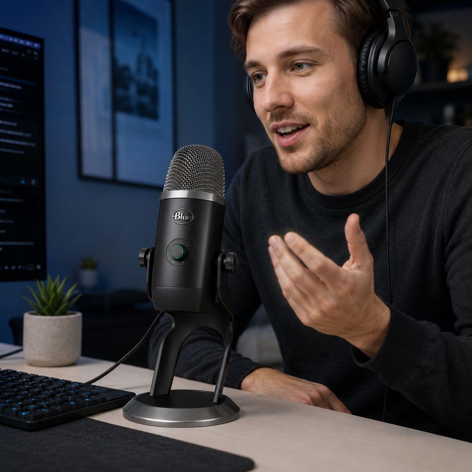 Logitech Blue Yeti X Micrófono De Condensador Usb Blackout-2