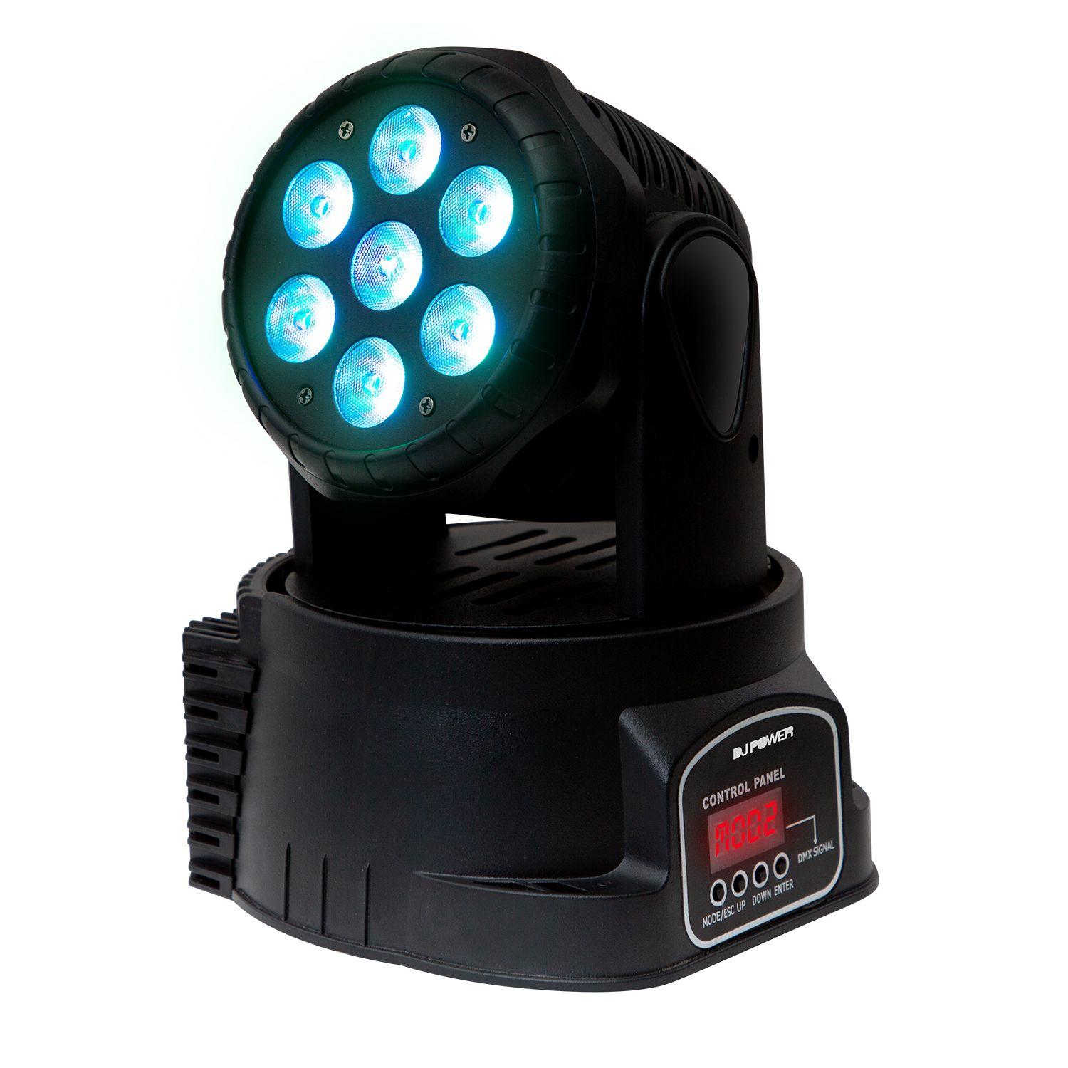 CABEZA MOVIL LED DMX RITMICA 56W DJPOWER Open box-1