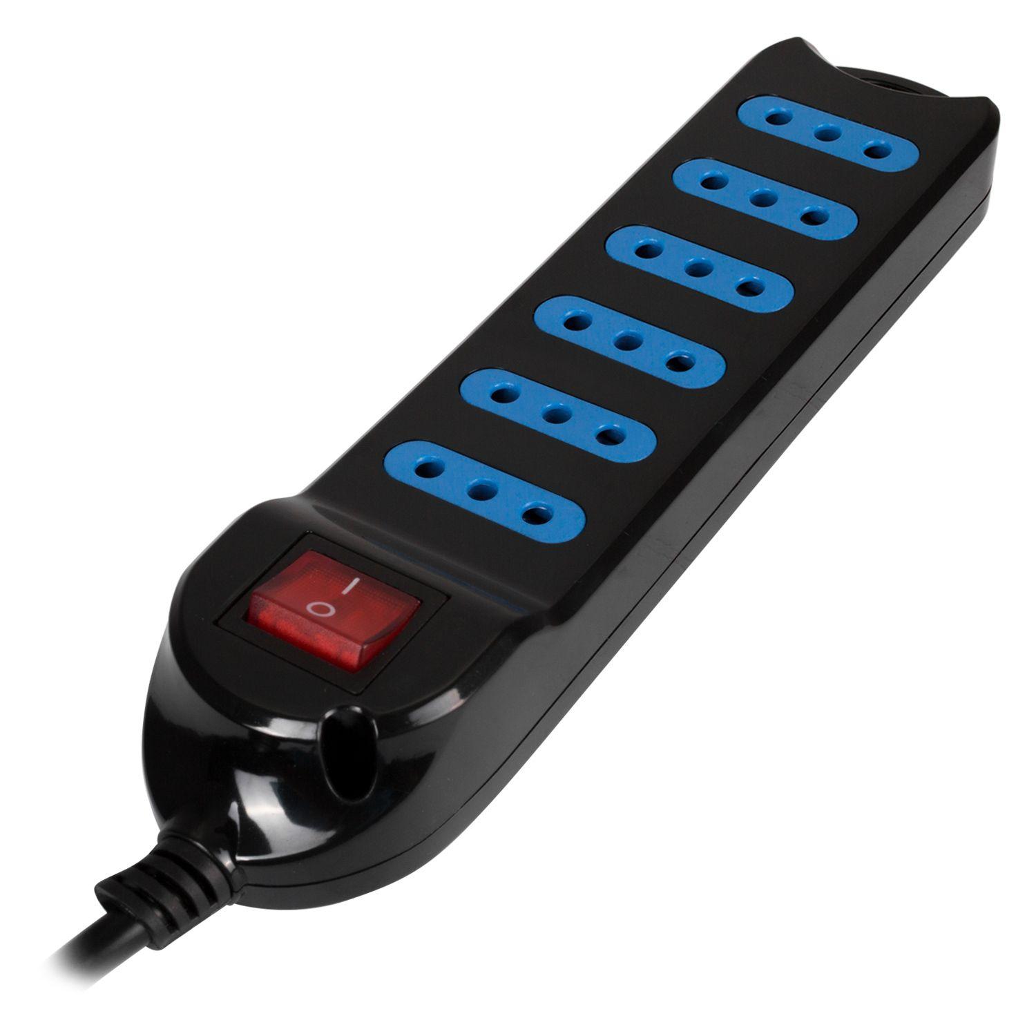EXTENSION XT30 6 POS COLOR NEGRO-2