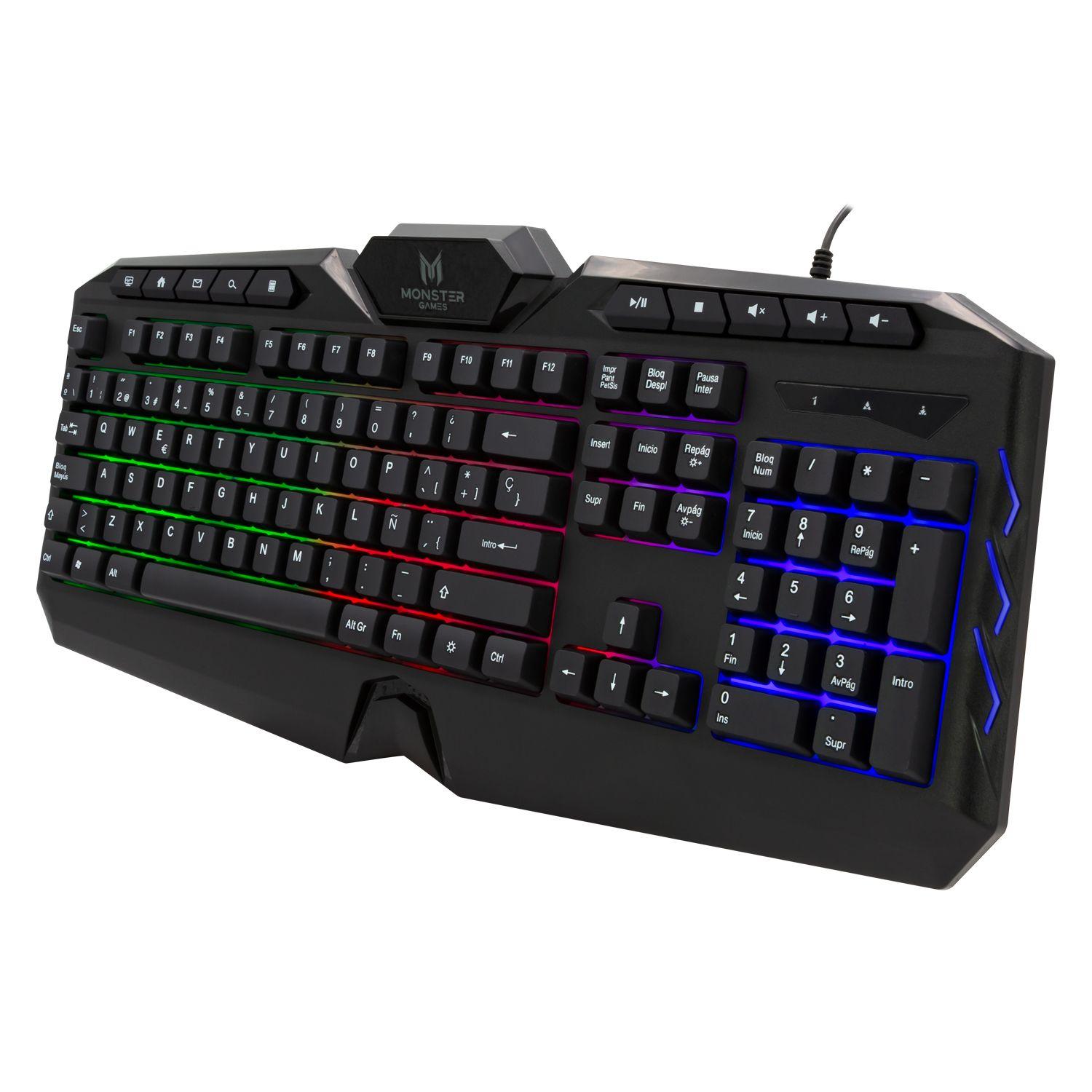 T1026 KEYBOARD GAMER MONSTER ONSET Open box-3