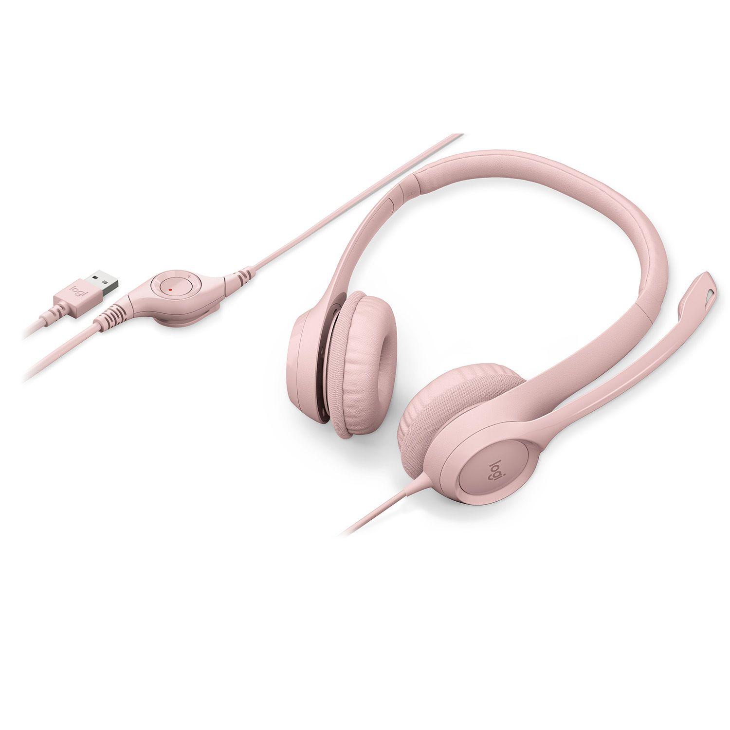 HEADSET USB HEADSET H390 ROSE-3