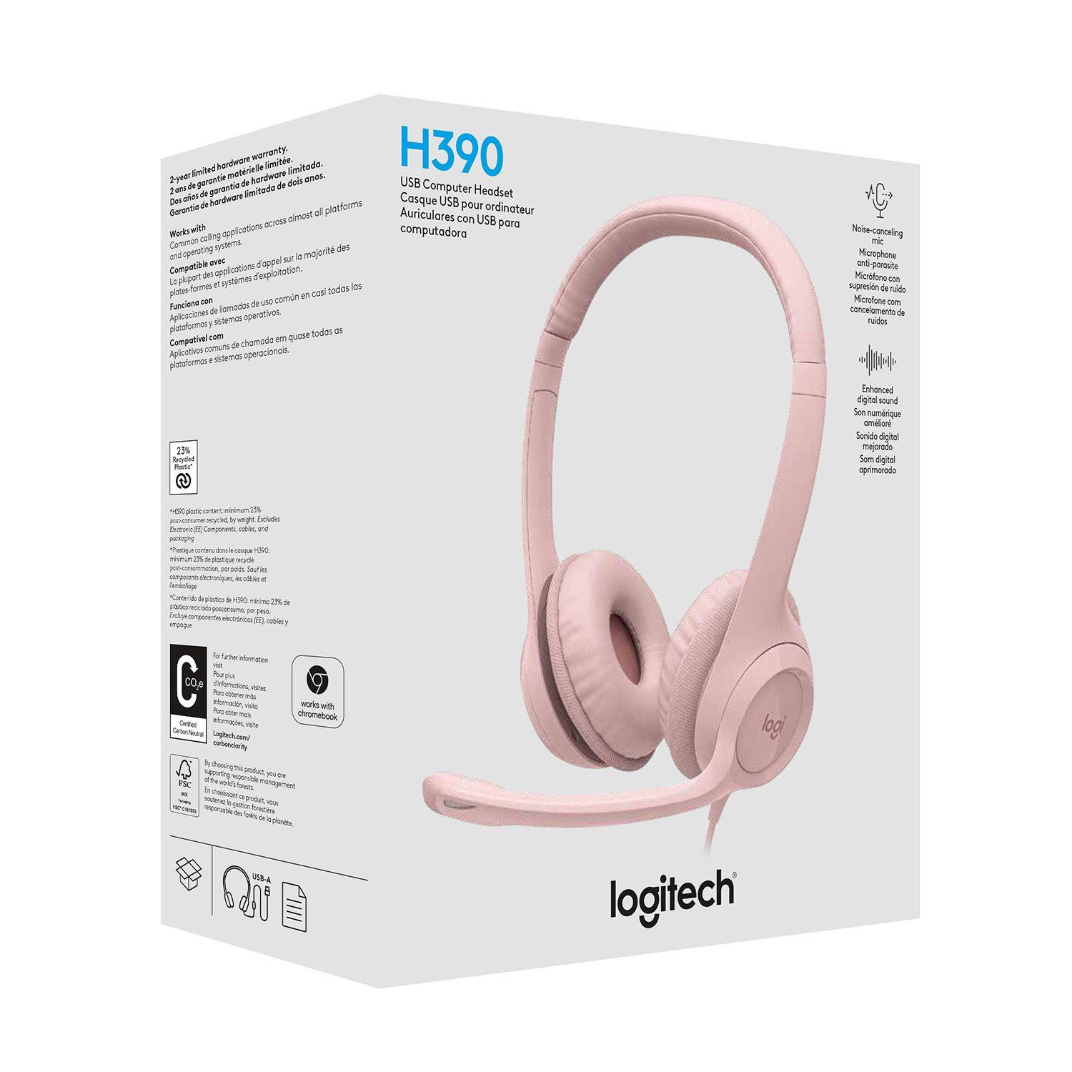 HEADSET USB HEADSET H390 ROSE-5